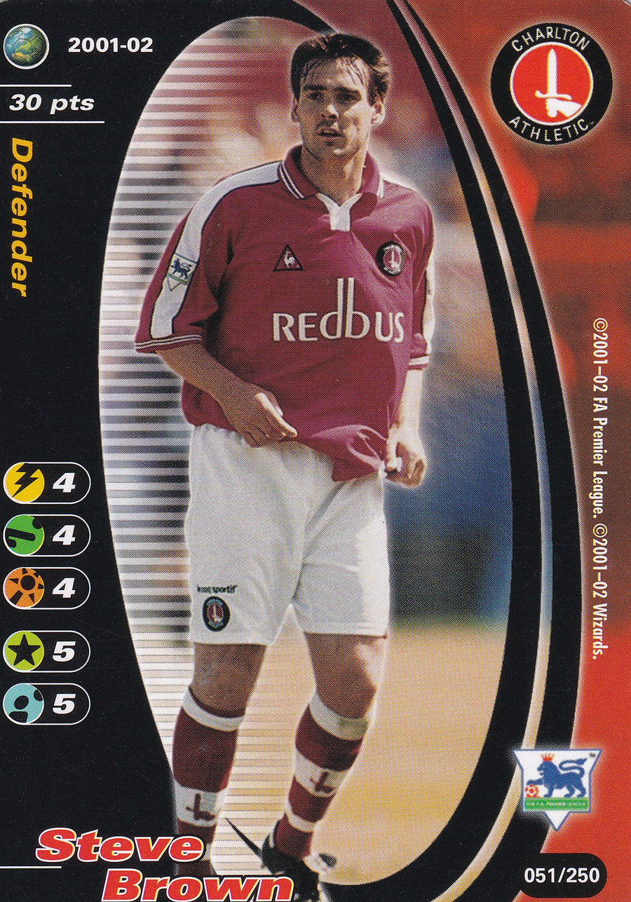 051. STEVE BROWN - CHARLTON ATHLETIC