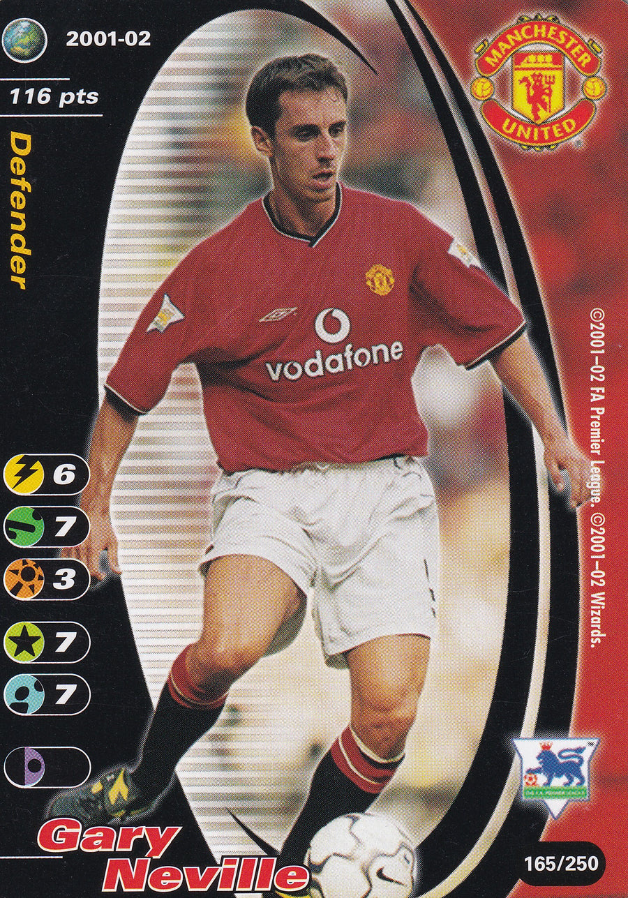 165. GARY NEVILLE - MANCHESTER UNITED