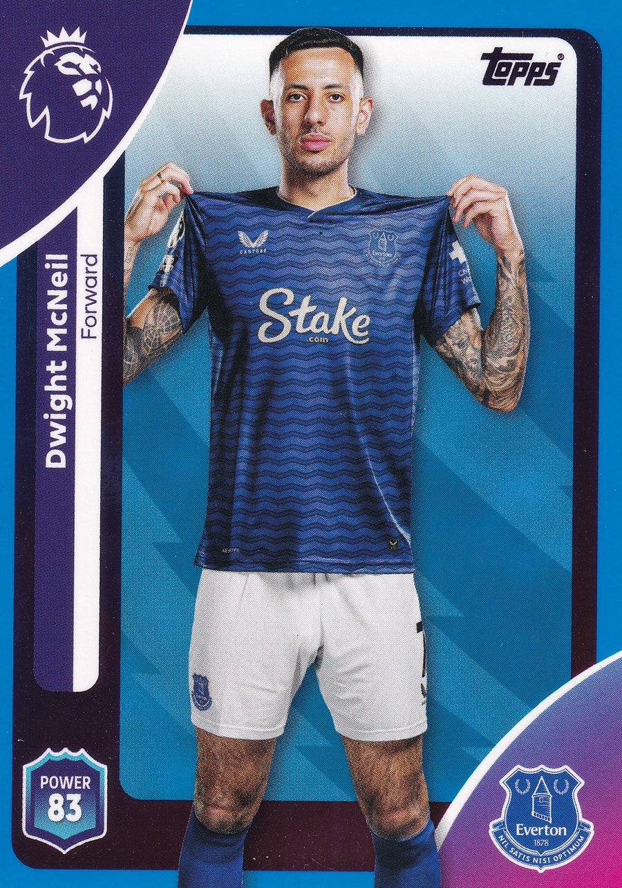 138. DWIGHT McNEIL - EVERTON - BLUE PARALLELL