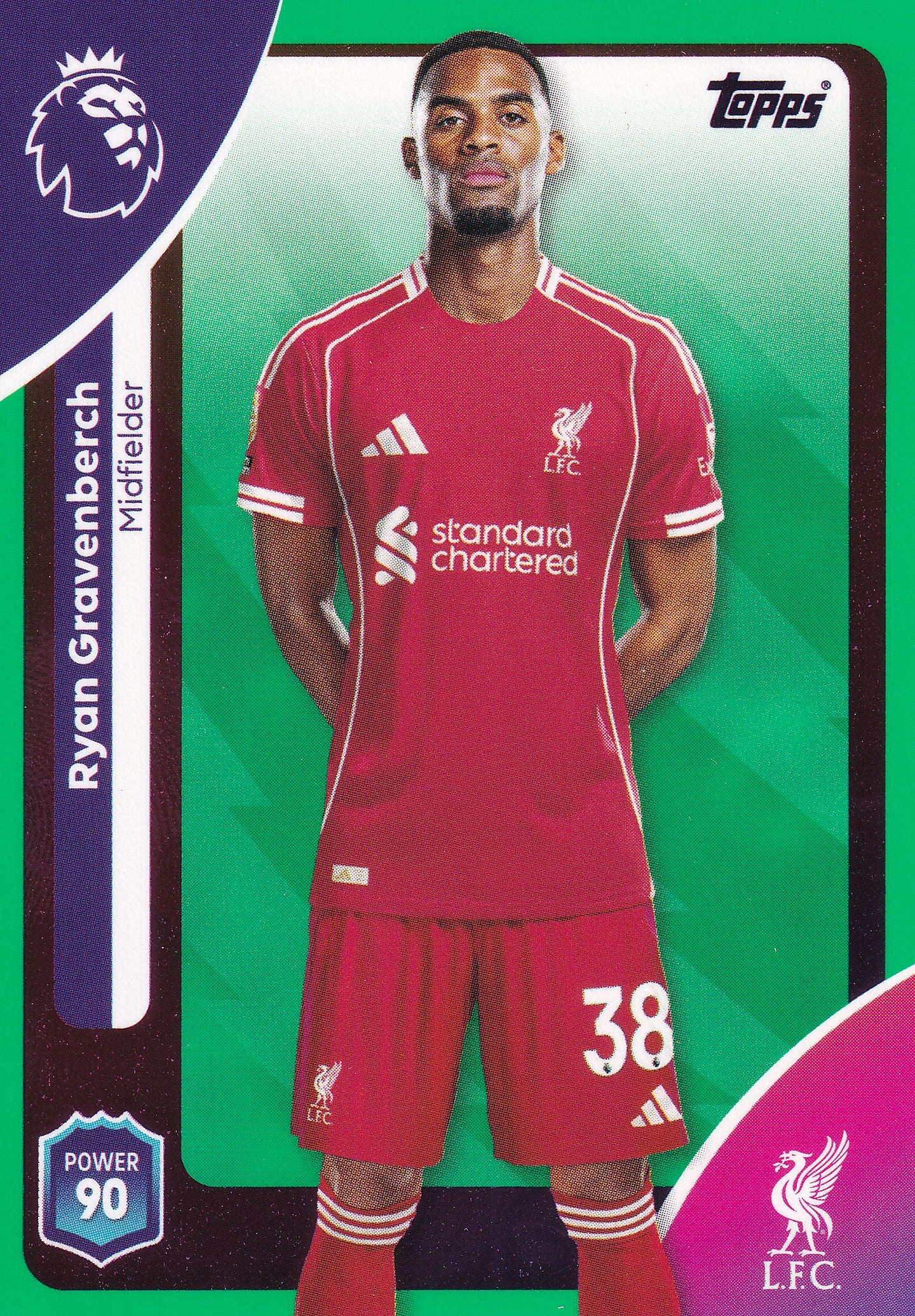 169. RYAN GRAVENBERCH - LIVERPOOL - GREEN PARALLELL