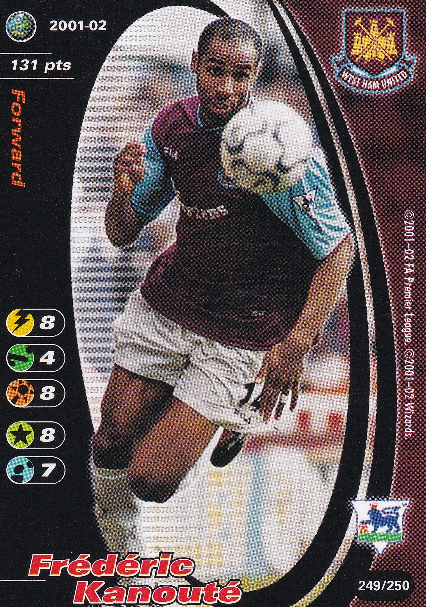 249. FREDERIC KANOUTE - WEST HAM UNITED