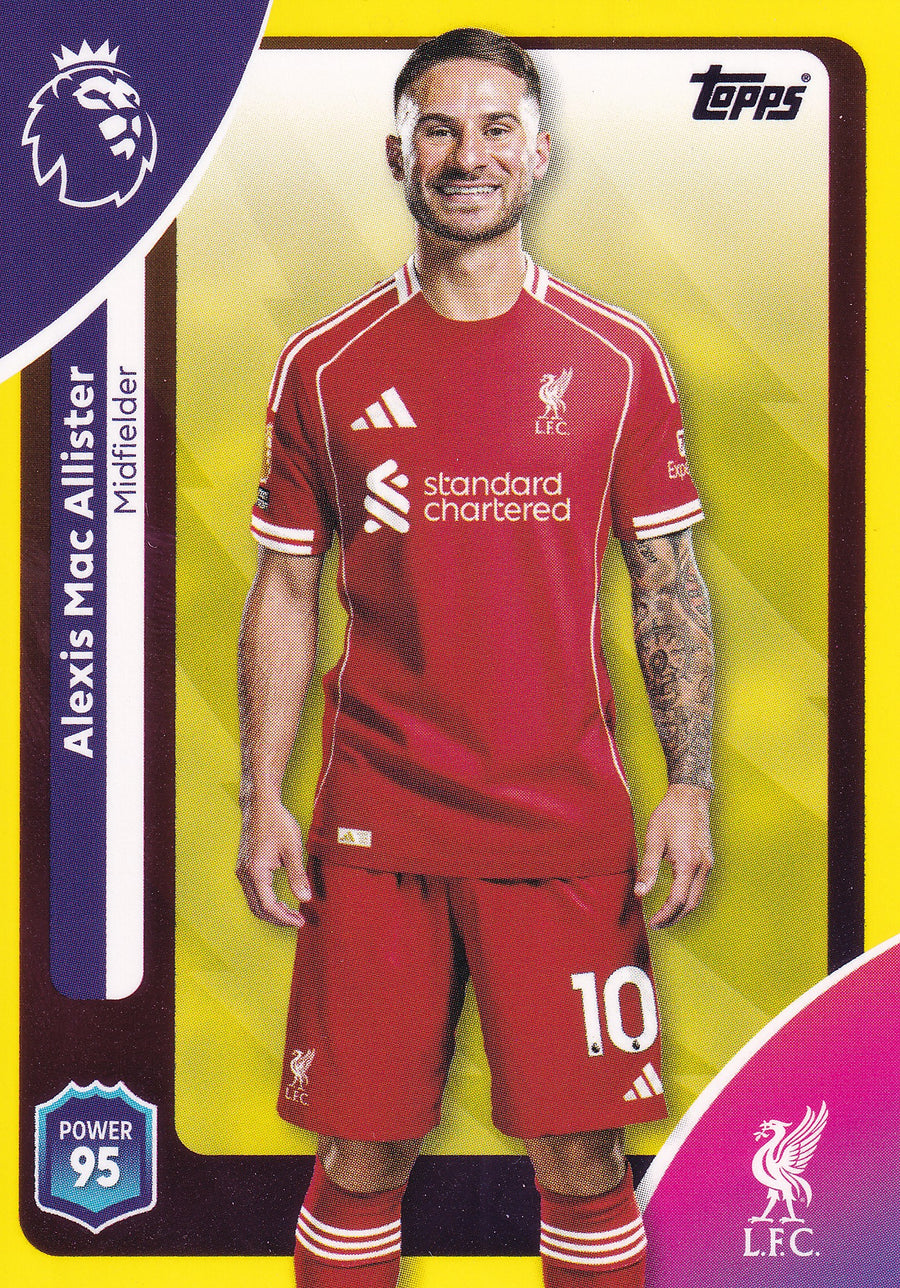 170. ALEXIS MAC ALLISTER - LIVERPOOL - YELLOW PARALLELL