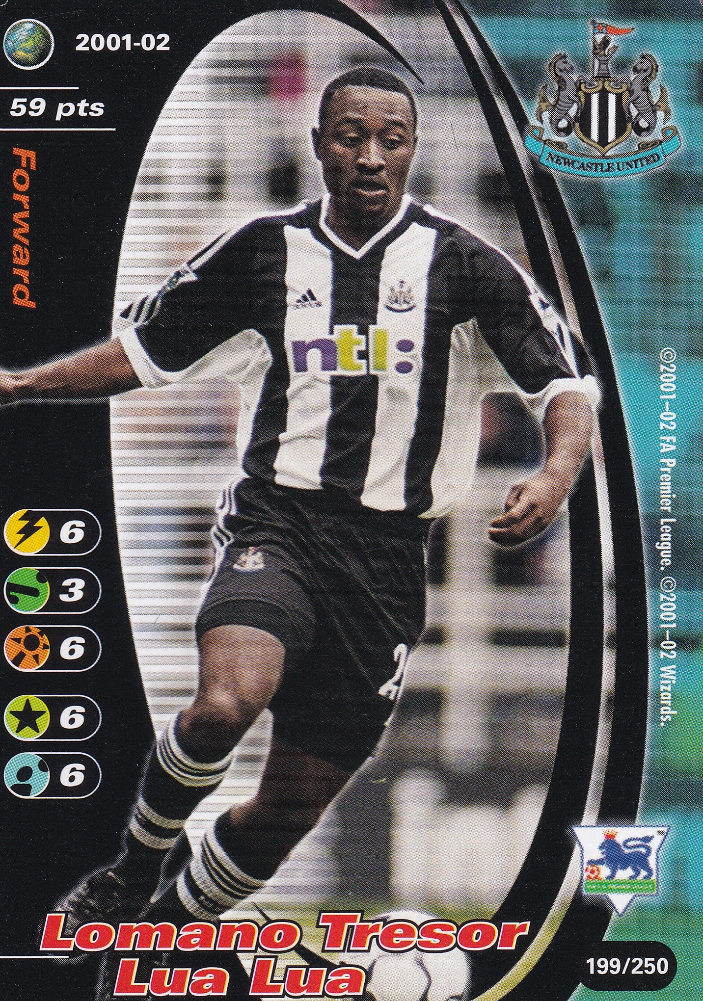 199. LOMANO TRESOR LUA LUA - NEWCASTLE UNITED