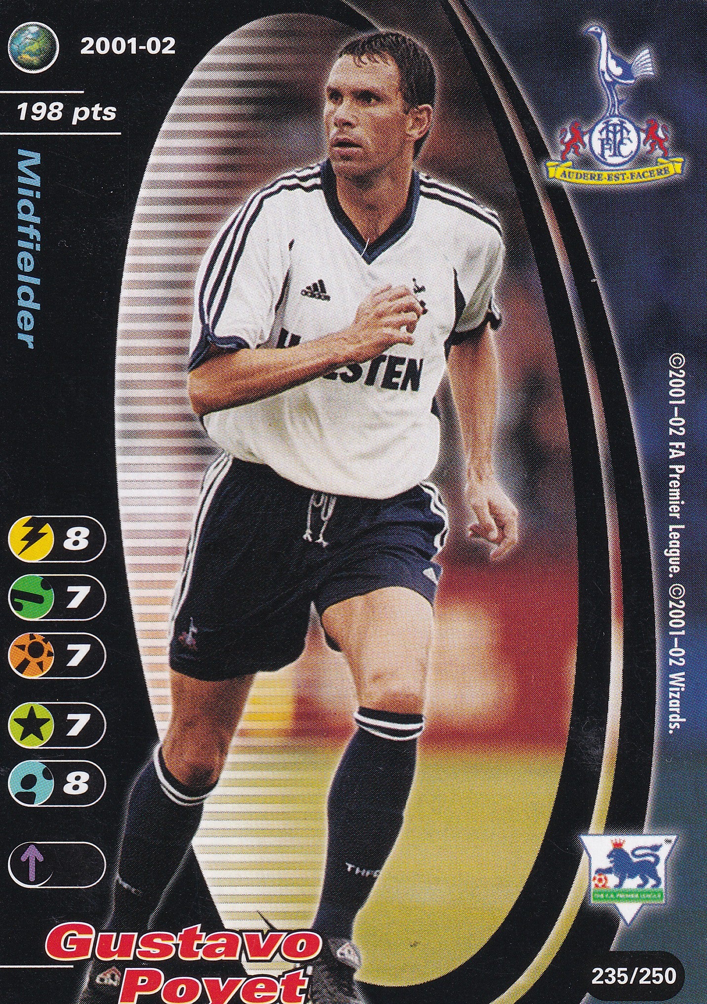 235. GUSTAVO POYET - TOTTENHAM HOTSPUR