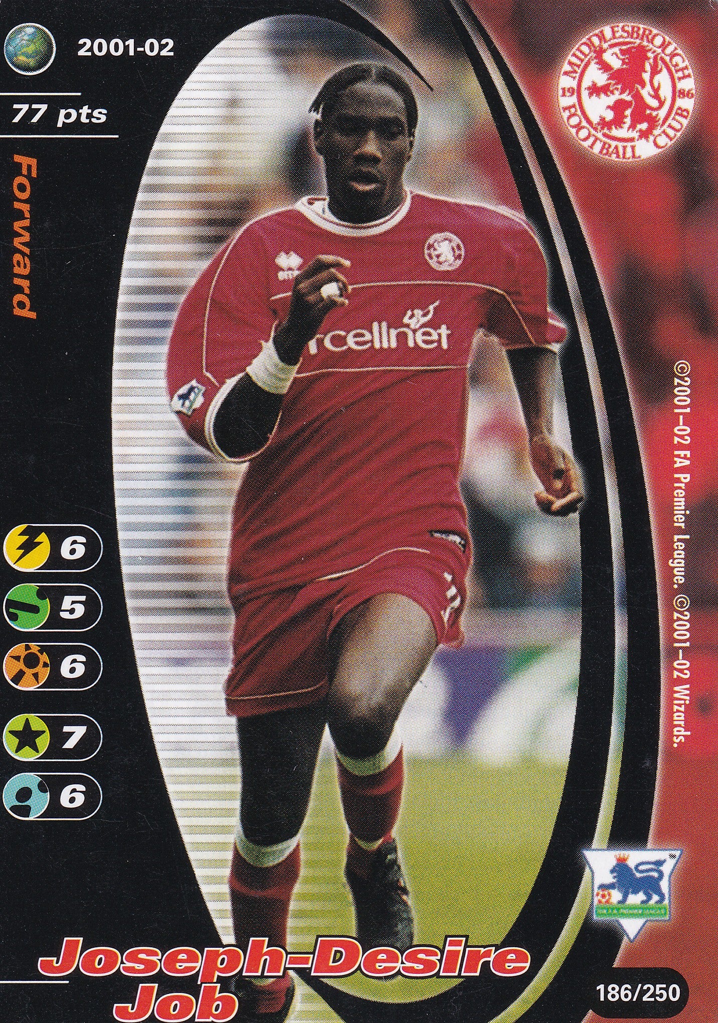 186. JOSEPH-DESIRE JOB - MIDDLESBROUGH