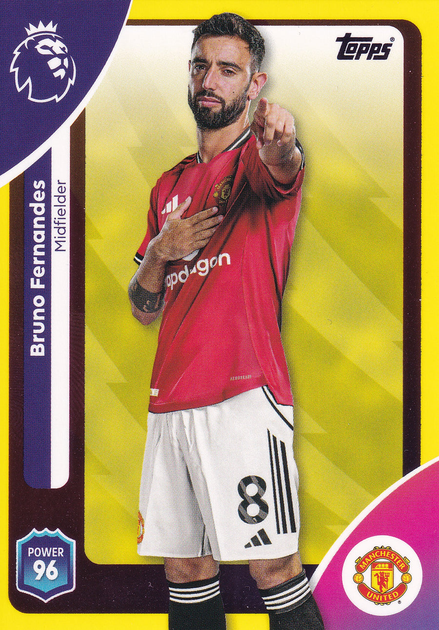 208. BRUNO FERNANDES - MANCHESTER UNITED - YELLOW PARALLELL
