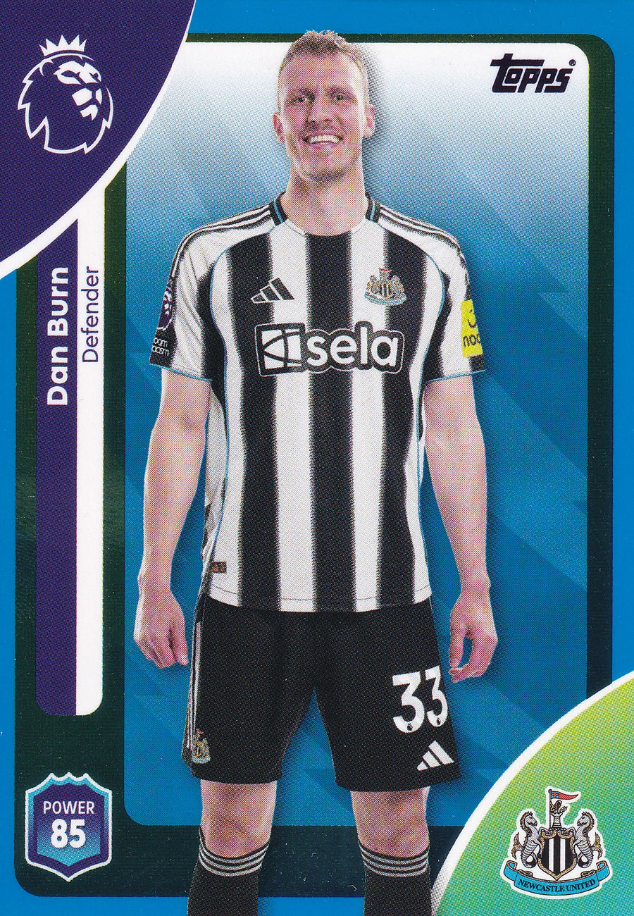 219. DAN BURN - NEWCASTLE UNITED - BLUE PARALLELL