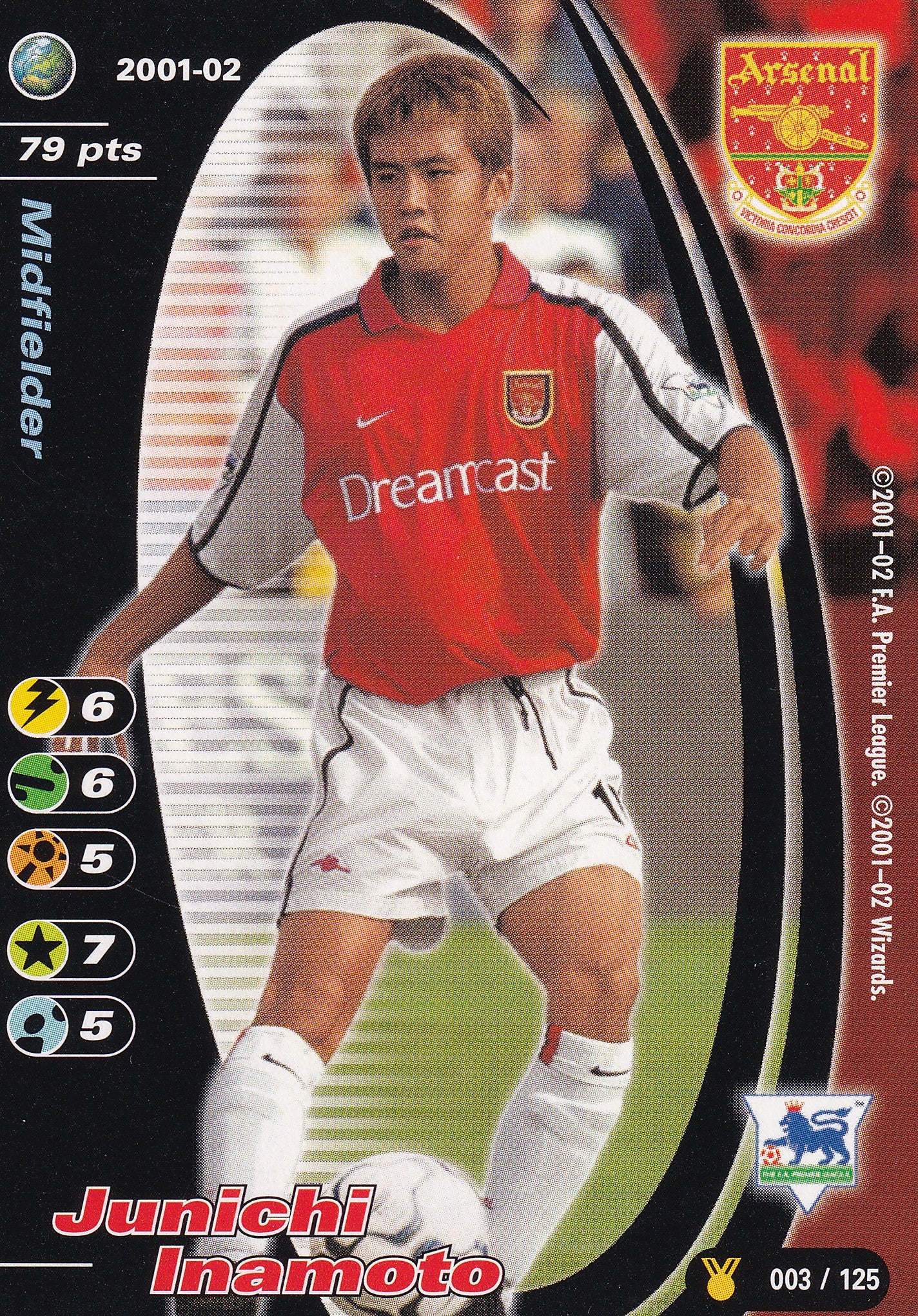 003. JUNICHI INAMOTO - ARSENAL TITLE RACE