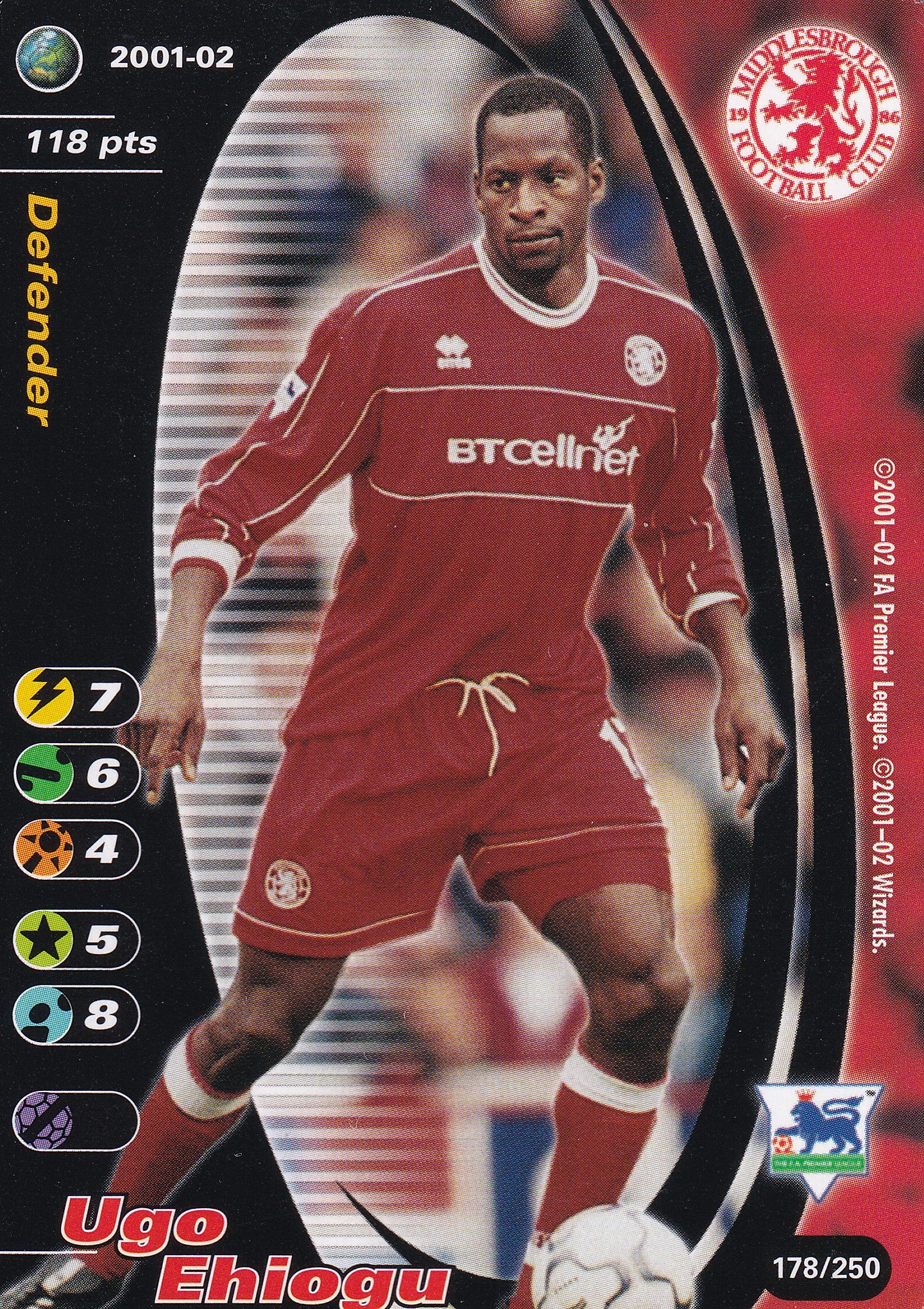 178. UGO EHIOGU - MIDDLESBROUGH