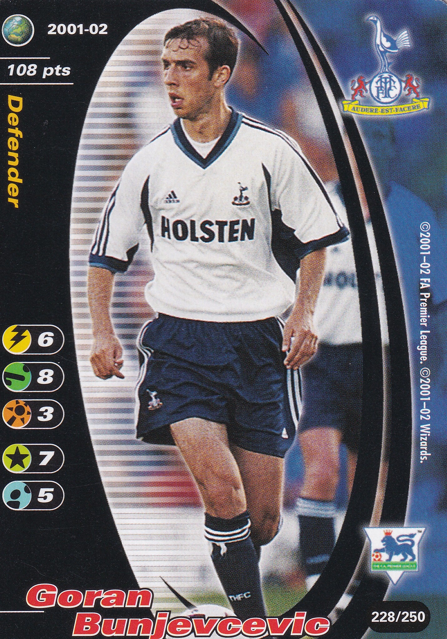 228. GORAN BUNJEVCEVIC - TOTTENHAM HOTSPUR