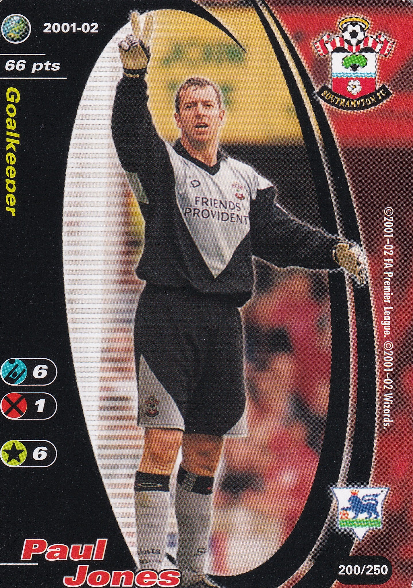 200. PAUL JONES - SOUTHAMPTON