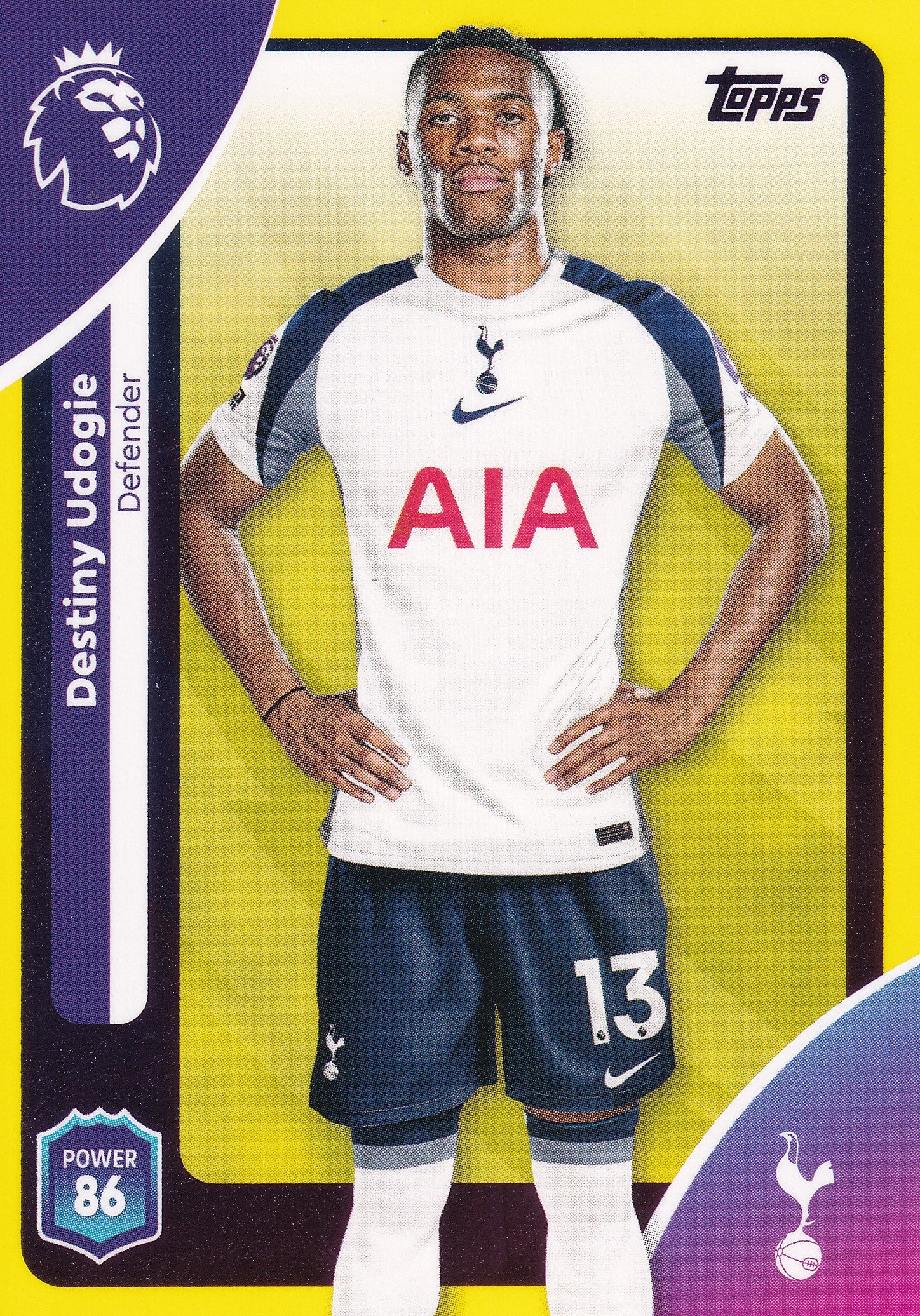 258. DESTINY UDOGIE - TOTTENHAM HOTSPUR - YELLOW PARALLELL