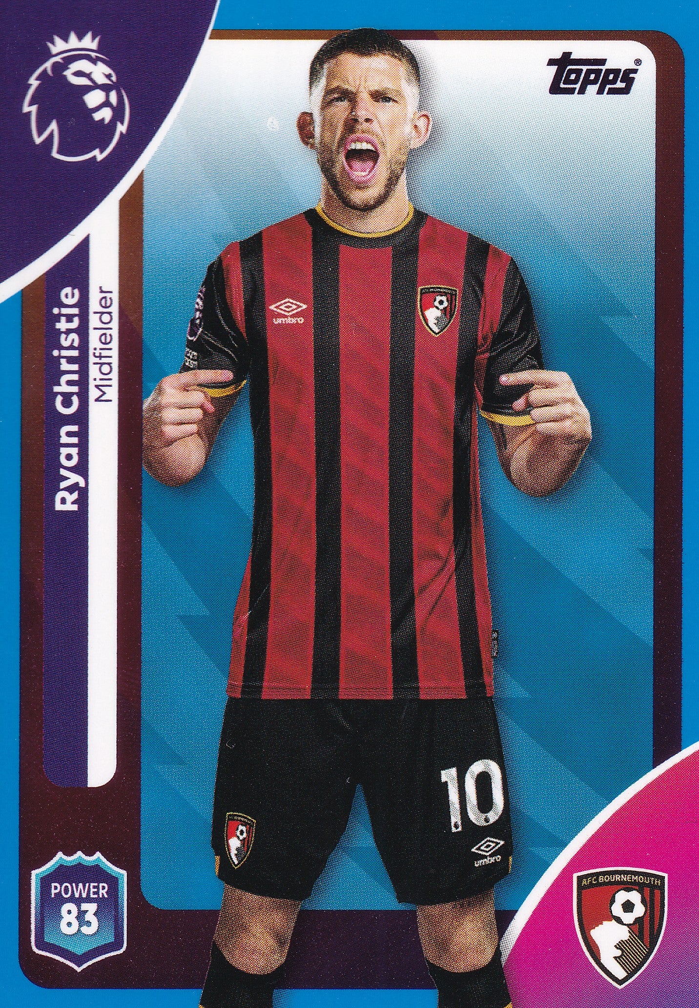 045. RYAN CHRISTIE - AFC BOURNEMOUTH - BLUE PARALLELL