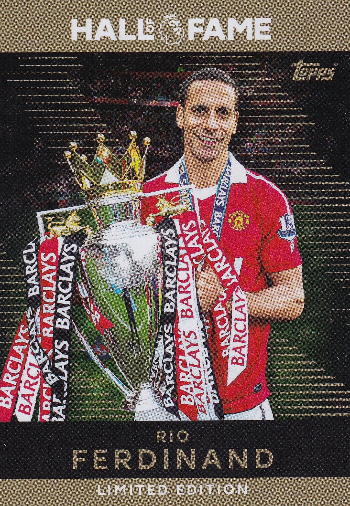 HOF-06. RIO FERDINAND - MANCHESTER UNITED - HALL OF FAME LIMITED EDITION