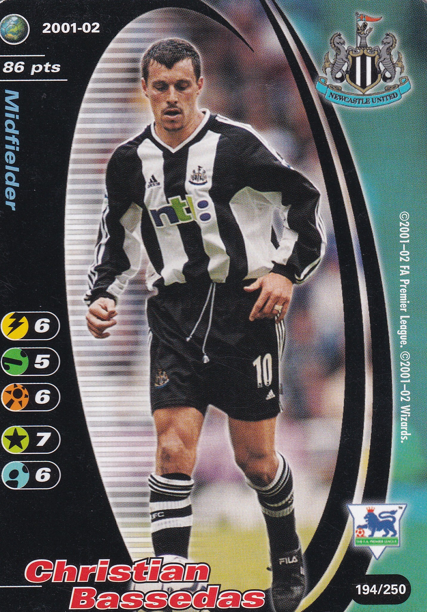 194. CHRISTIAN BASSEDAS - NEWCASTLE UNITED