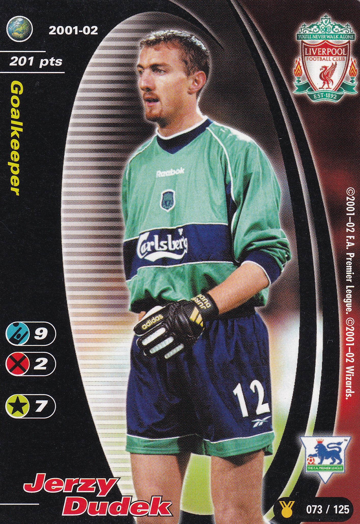 073. JERZY DUDEK - LIVERPOOL - TITLE RACE