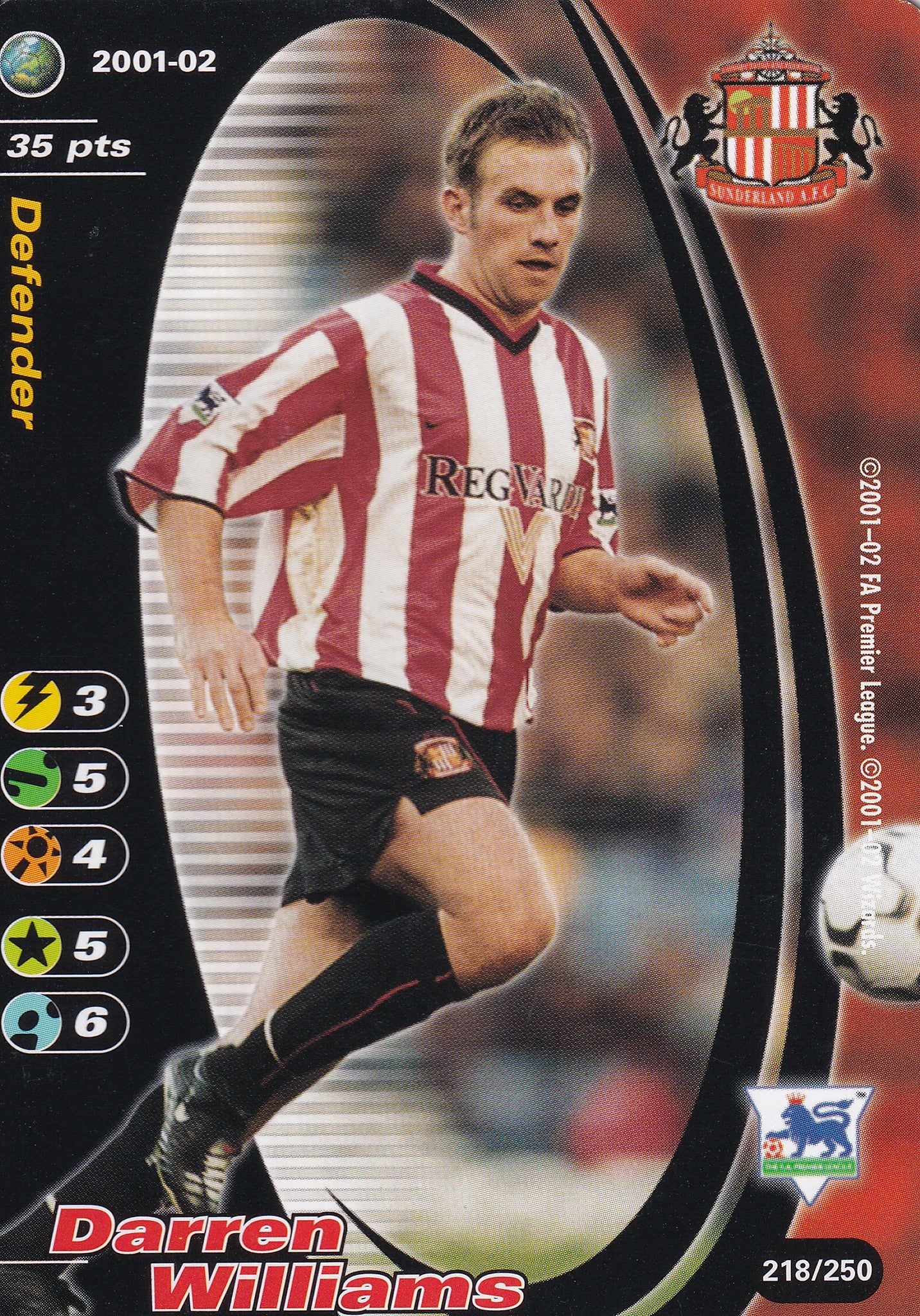 218. DARREN WILLIAMS - SUNDERLAND