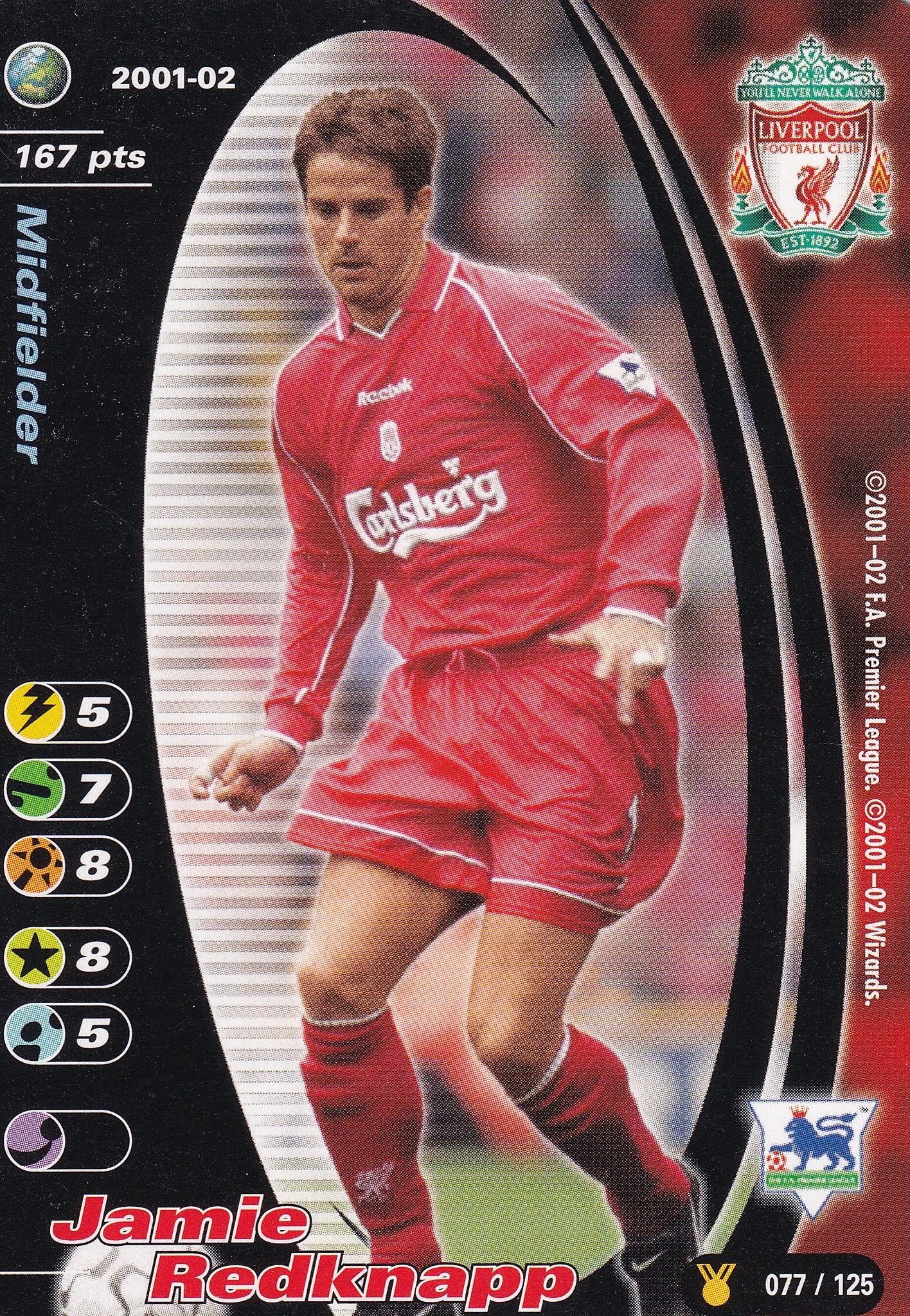 077. JAMIE REDKNAPP - LIVERPOOL - TITLE RACE
