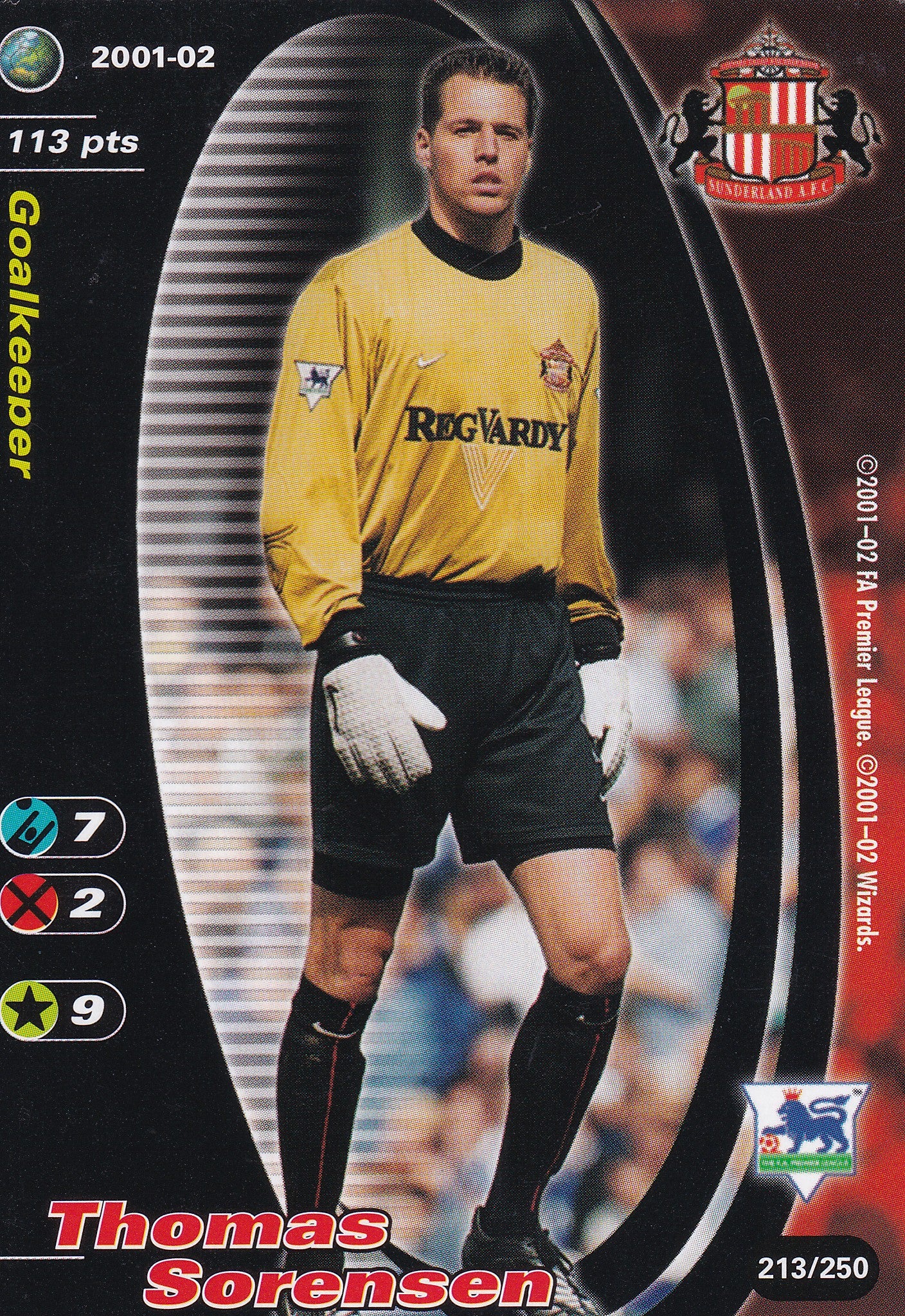213. THOMAS SORENSEN - SUNDERLAND