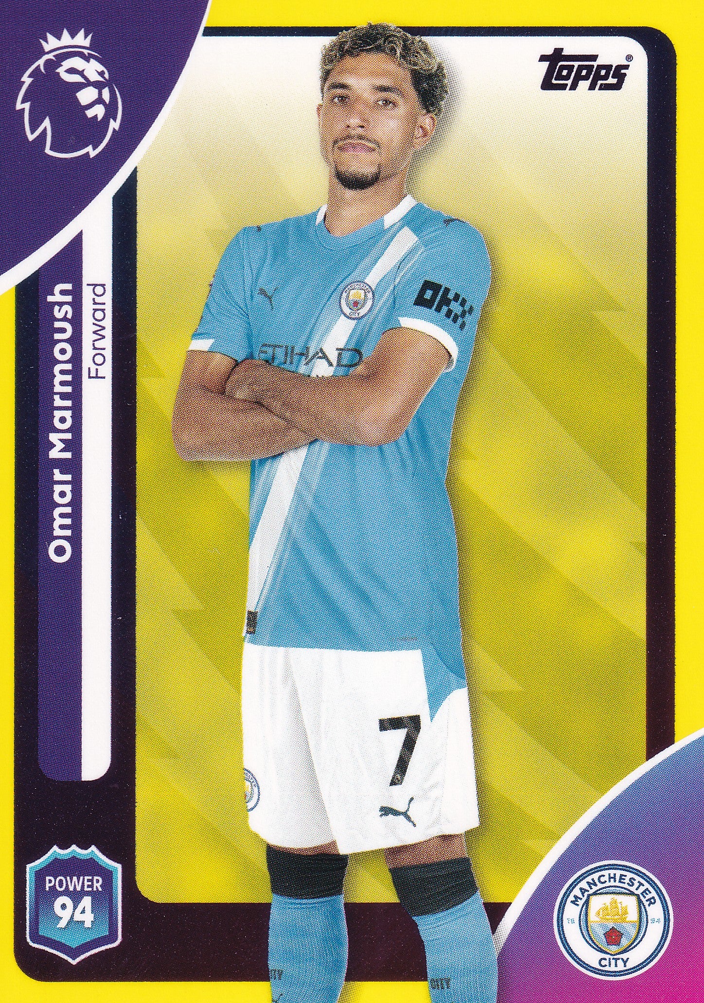 194. OMAR MARMOUSH - MANCHESTER CITY - YELLOW PARALLELL