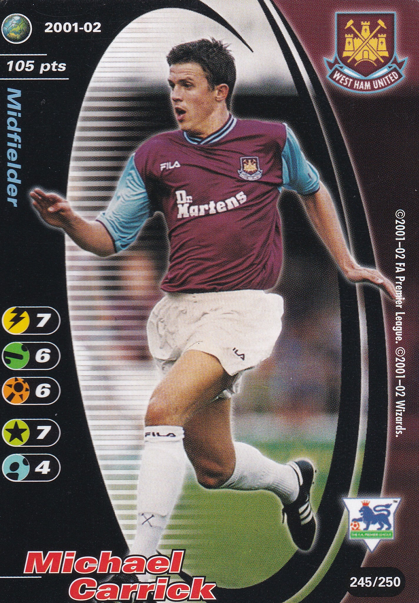 245. MICHAEL CARRICK - WEST HAM UNITED