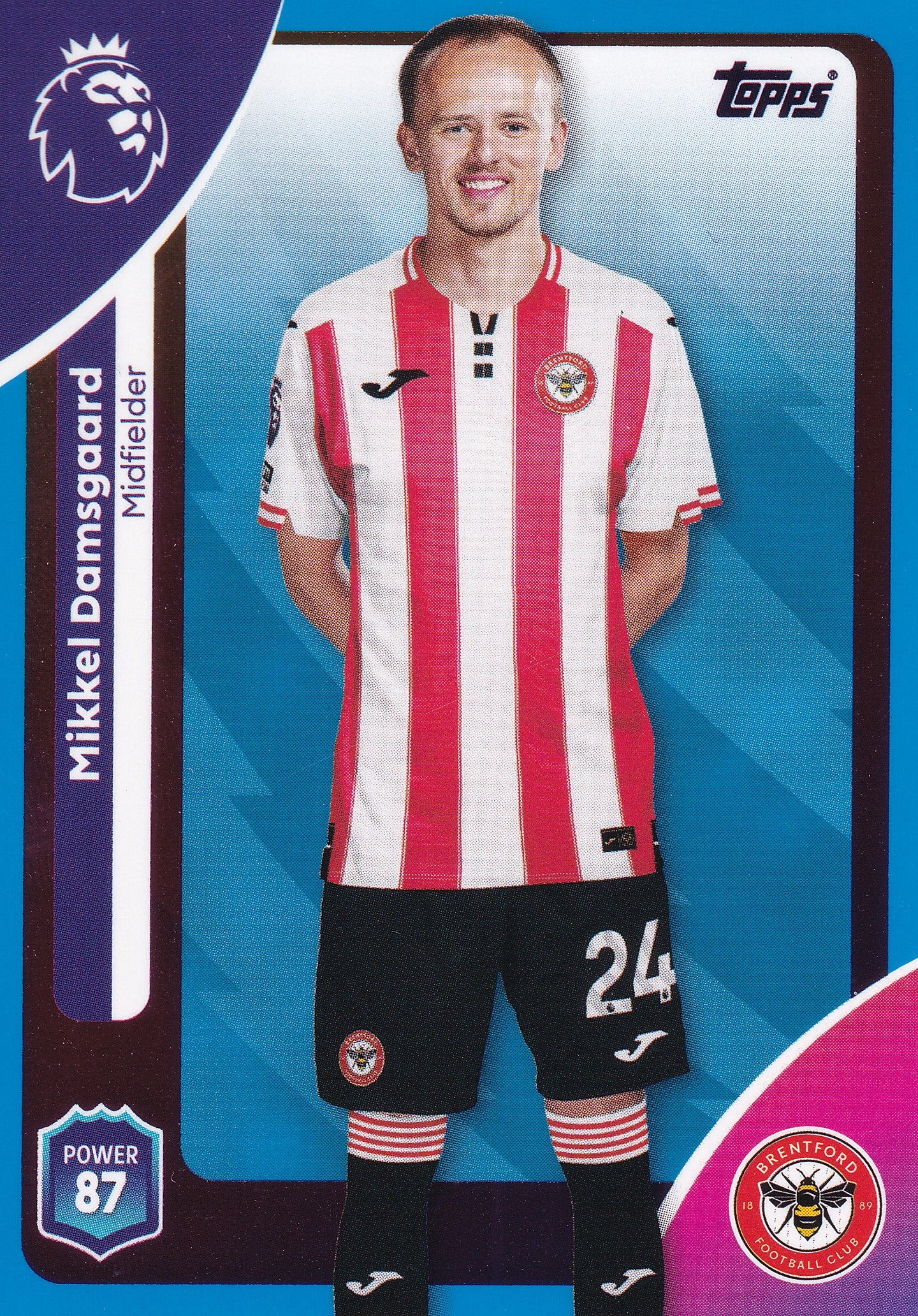 063. MIKKEL DAMSGAARD - BRENTFORD - BLUE PARALLELL