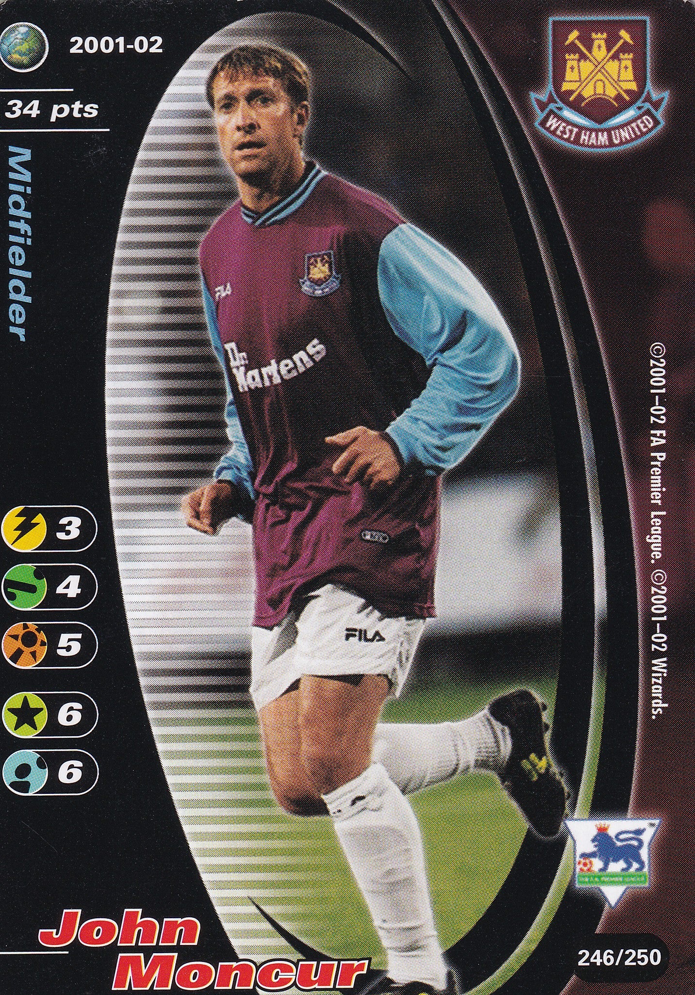 246. JOHN MONCUR - WEST HAM UNITED