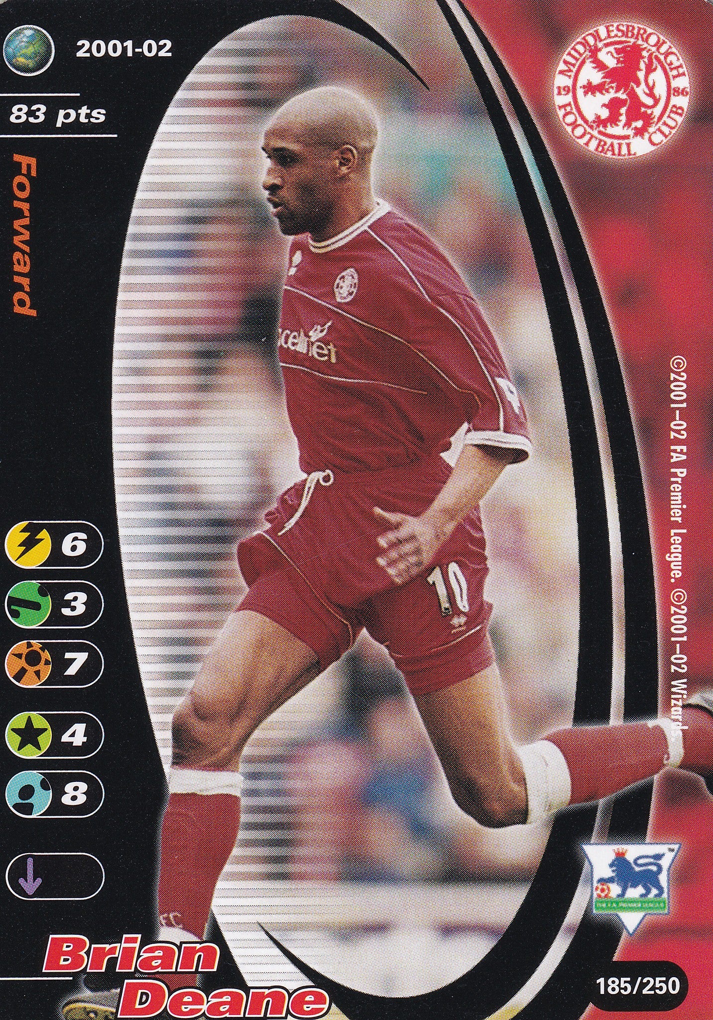 185. BRIAN DEANE - MIDDLESBROUGH