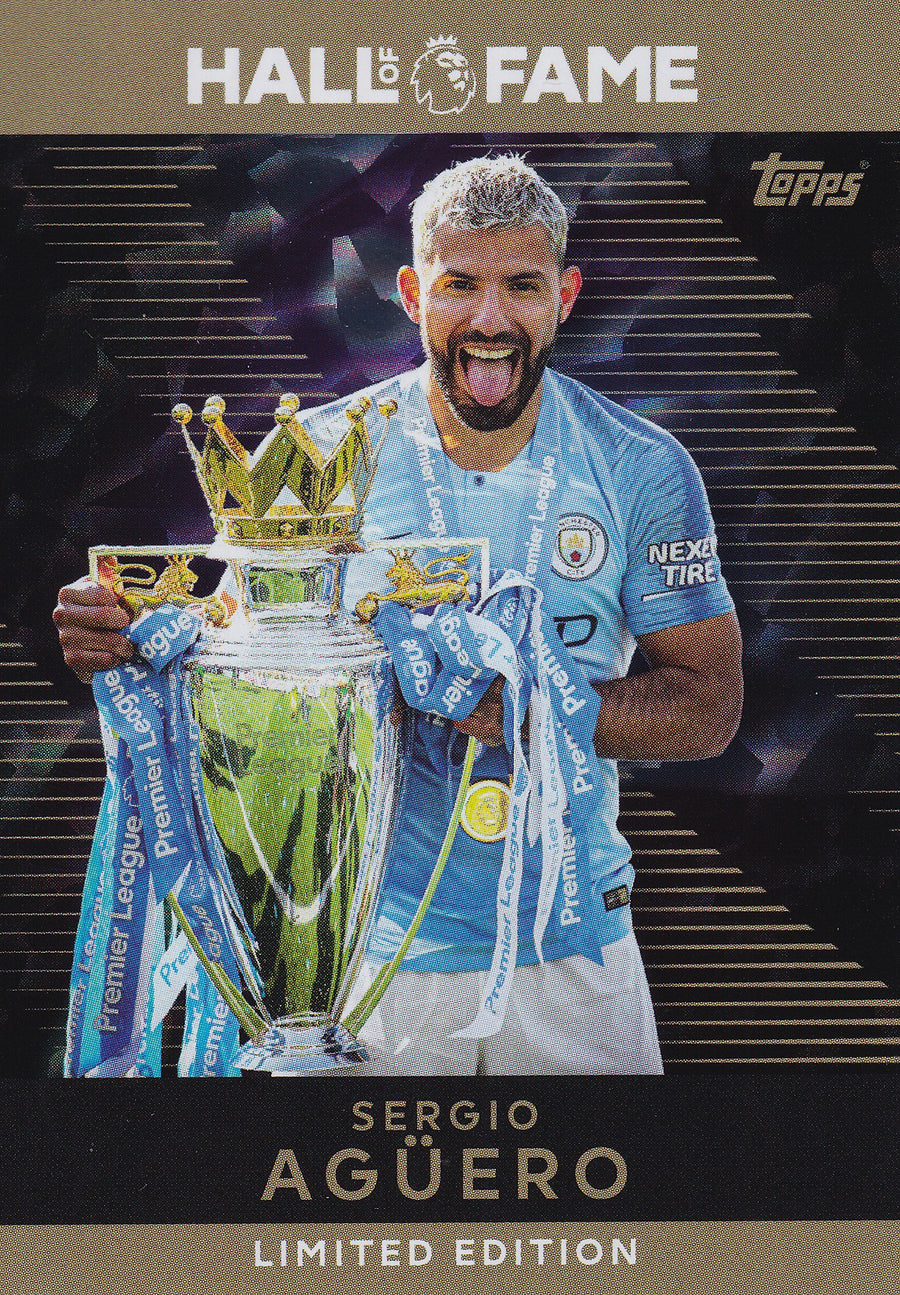 HOF-05. SERGIO AGUERO - MANCHESTER CITY - HALL OF FAME LIMITED EDITION