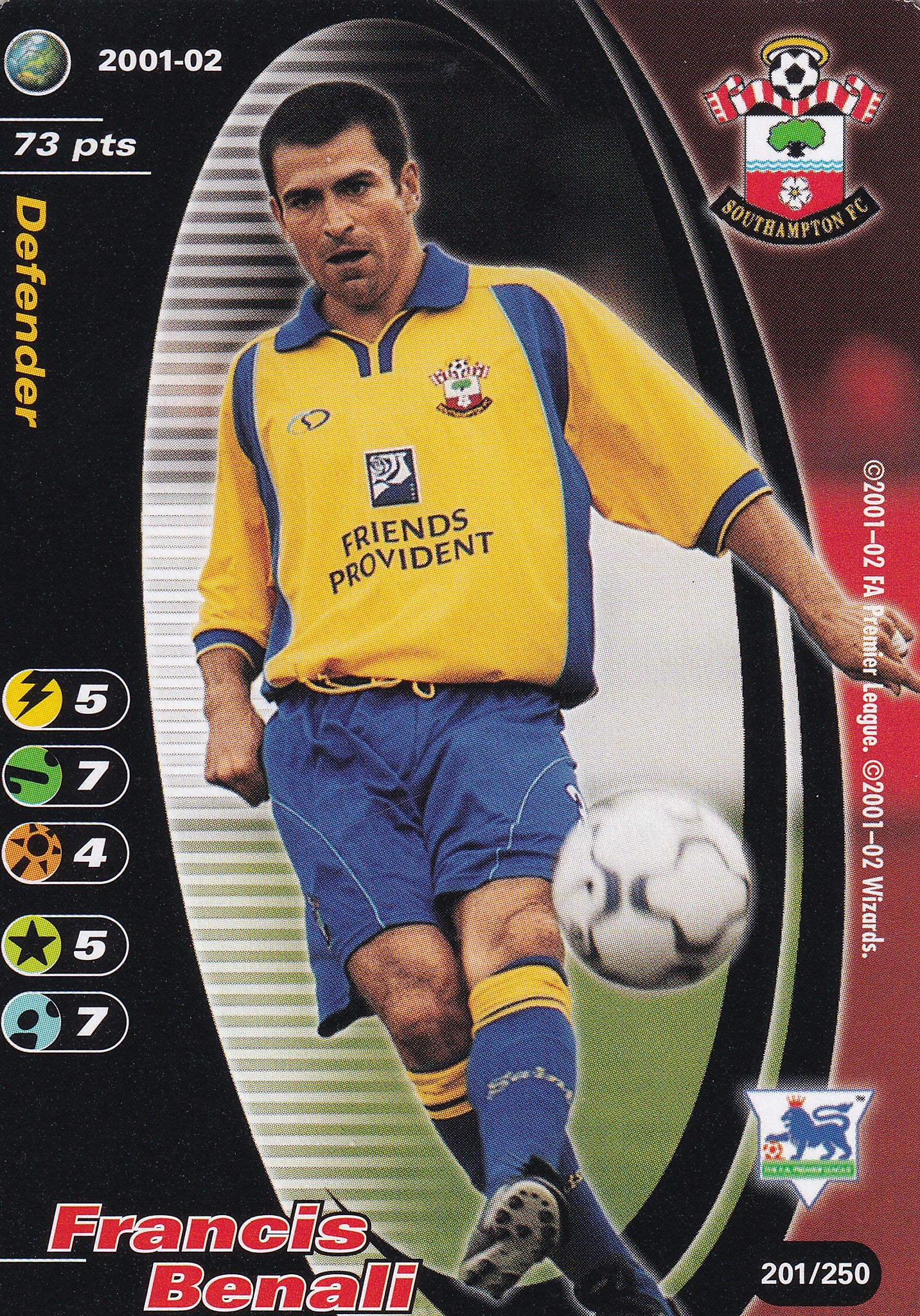 201. FRANCIS BENALI - SOUTHAMPTON