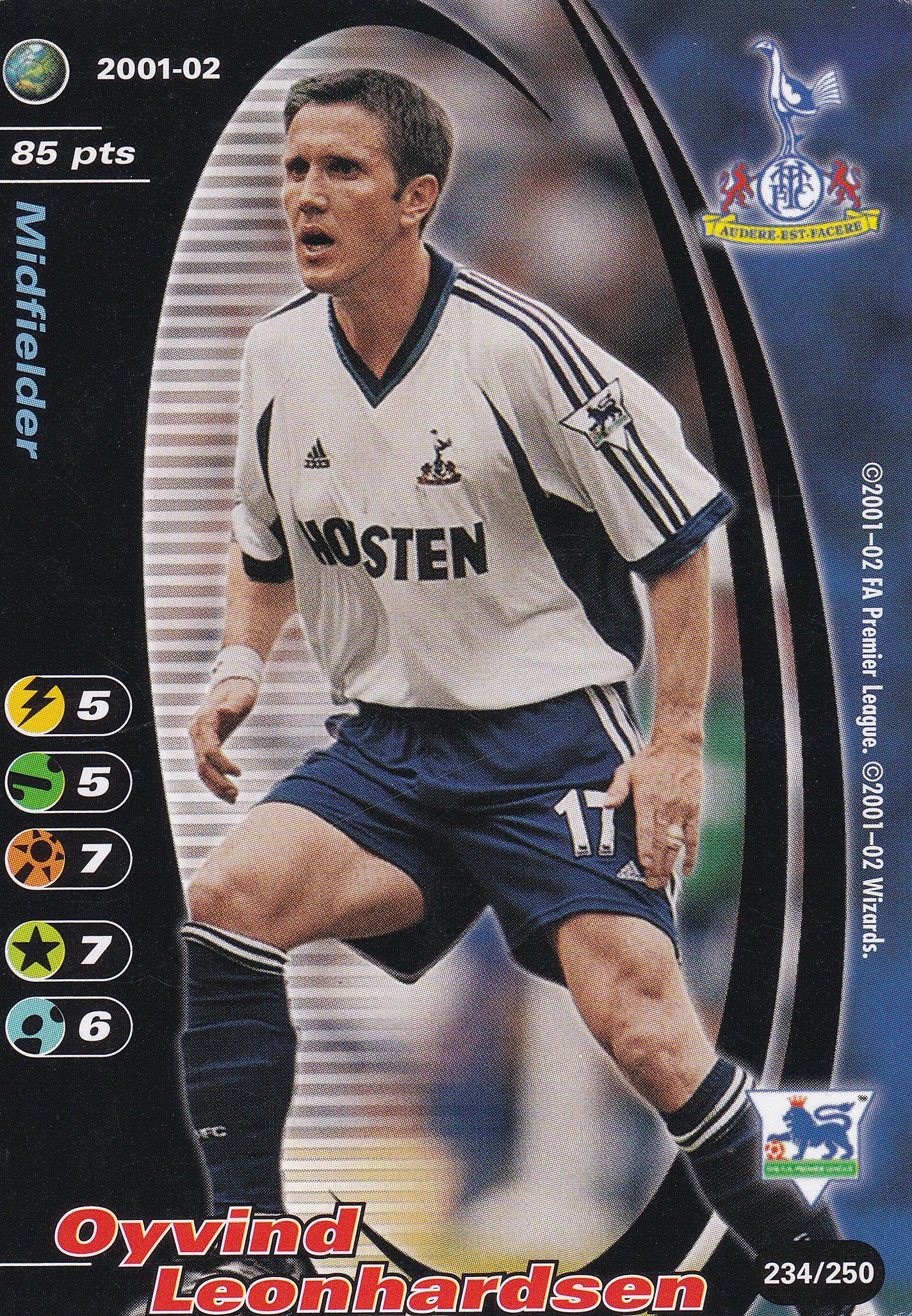 234. OYVIND LEONHARDSEN - TOTTENHAM HOTSPUR