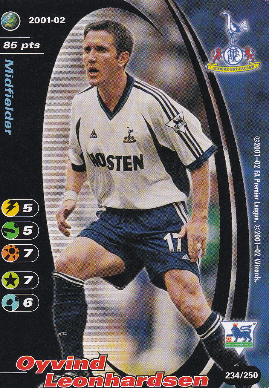 234. OYVIND LEONHARDSEN - TOTTENHAM HOTSPUR