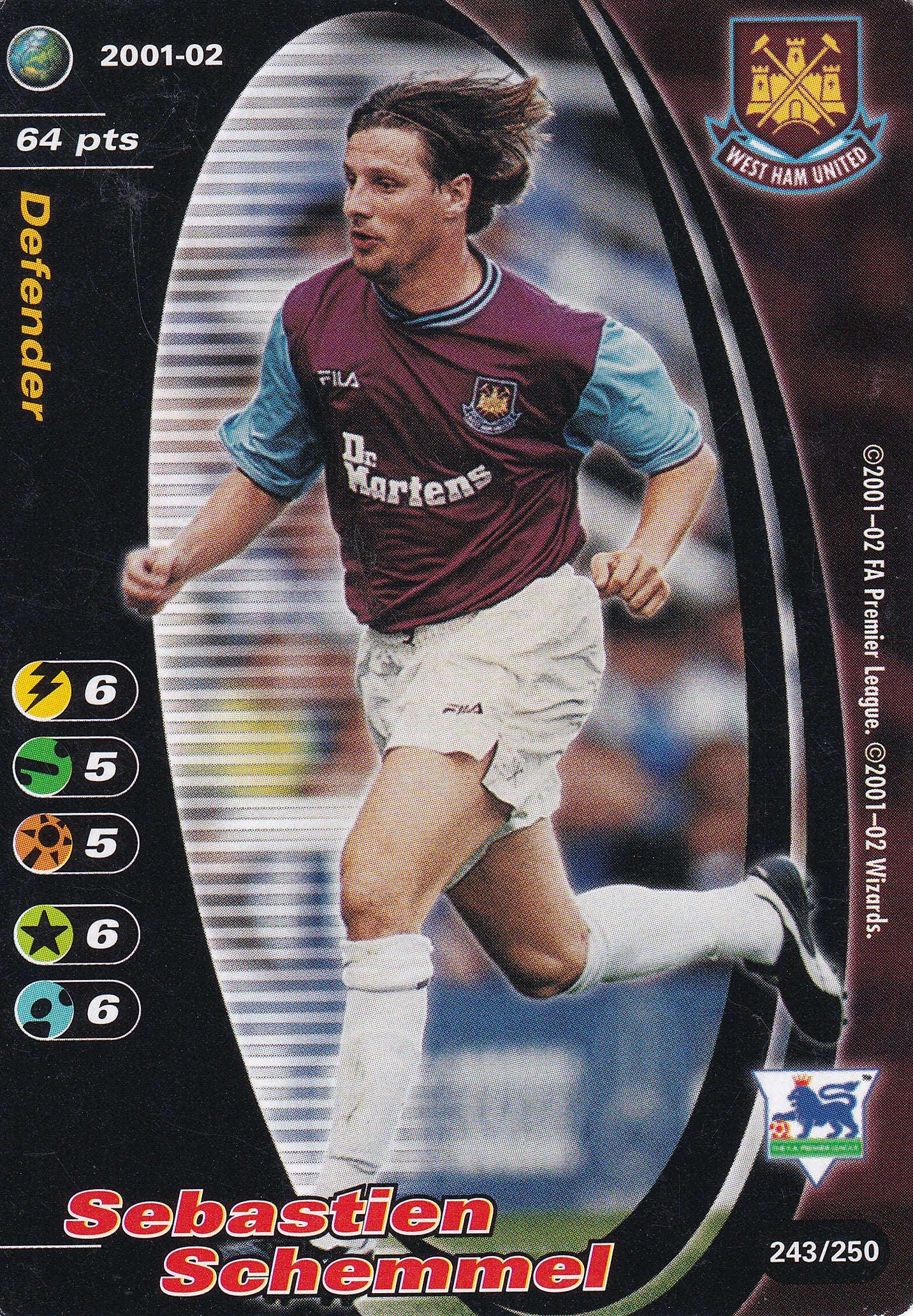 243. SEBASTIAN SCHEMMEL - WEST HAM UNITED
