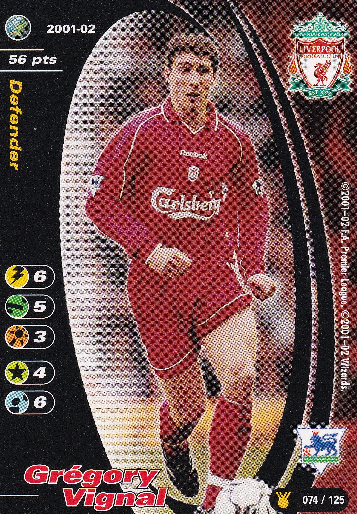 074. GREGORY VIGNAL - LIVERPOOL - TITLE RACE