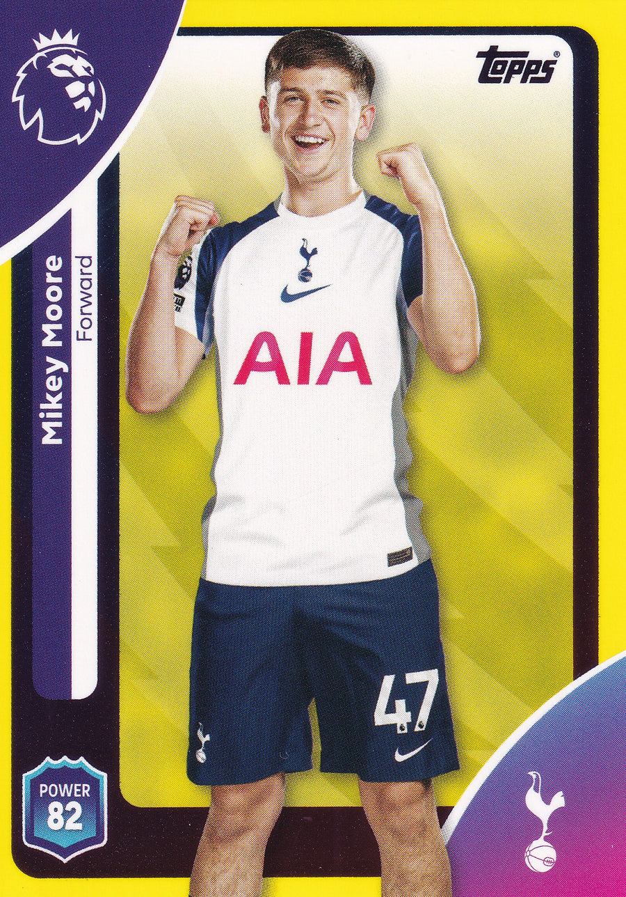 266. MIKEY MOORE - TOTTENHAM HOTSPUR - YELLOW PARALLELL