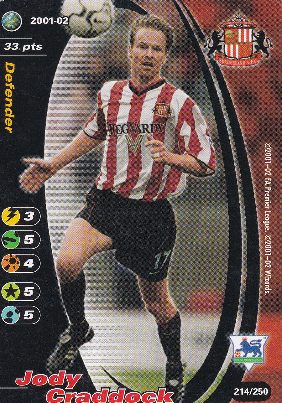 214. JODY CRADDOCK - SUNDERLAND