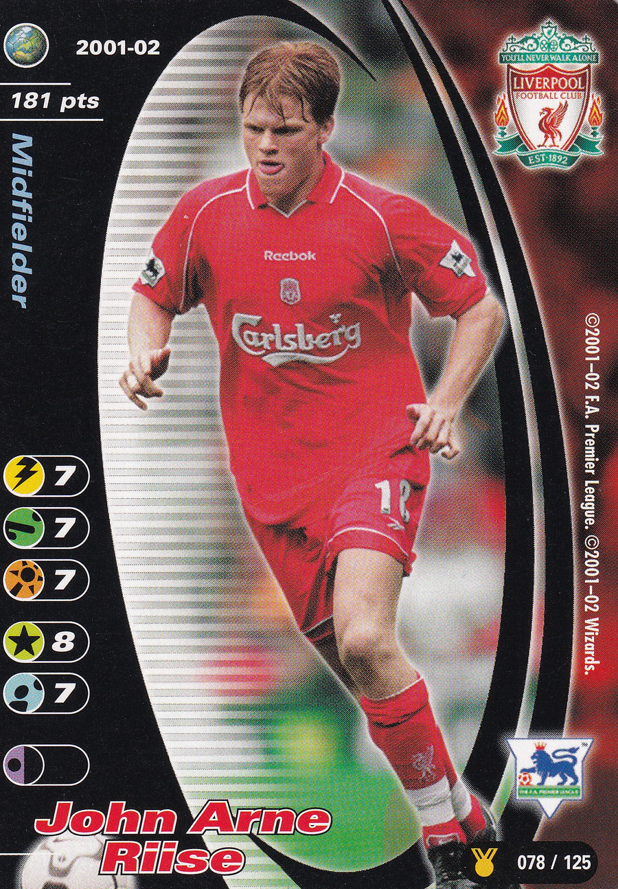 078. JOHN ARNE RIISE - LIVERPOOL - TITLE RACE