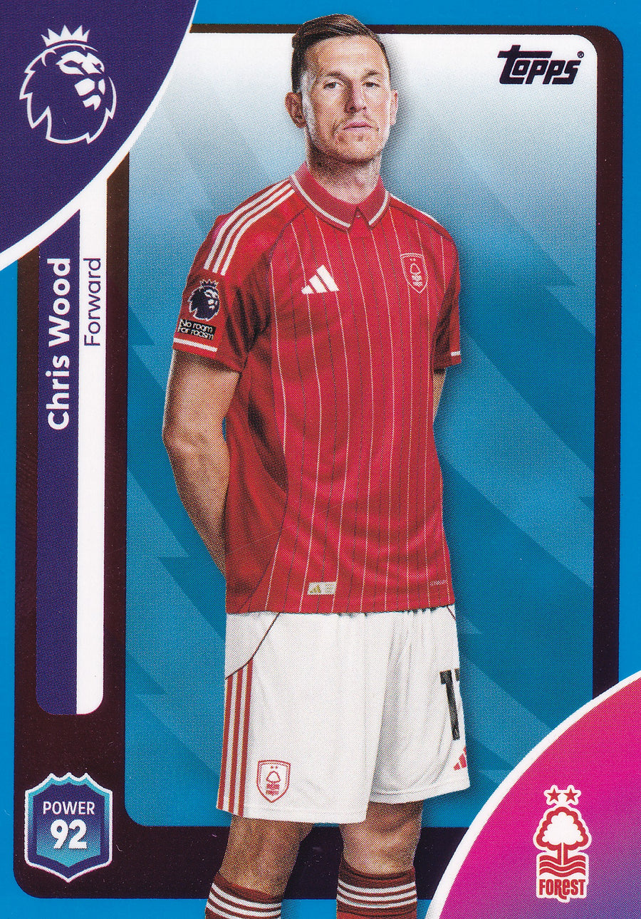 249. CHRIS WOOD - NOTTINGHAM FOREST - BLUE PARALLELL