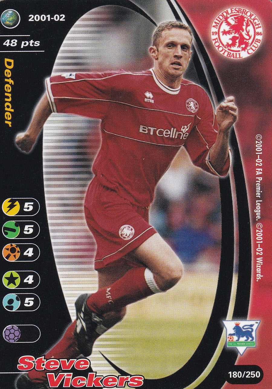 180. STEVE VICKERS - MIDDLESBROUGH