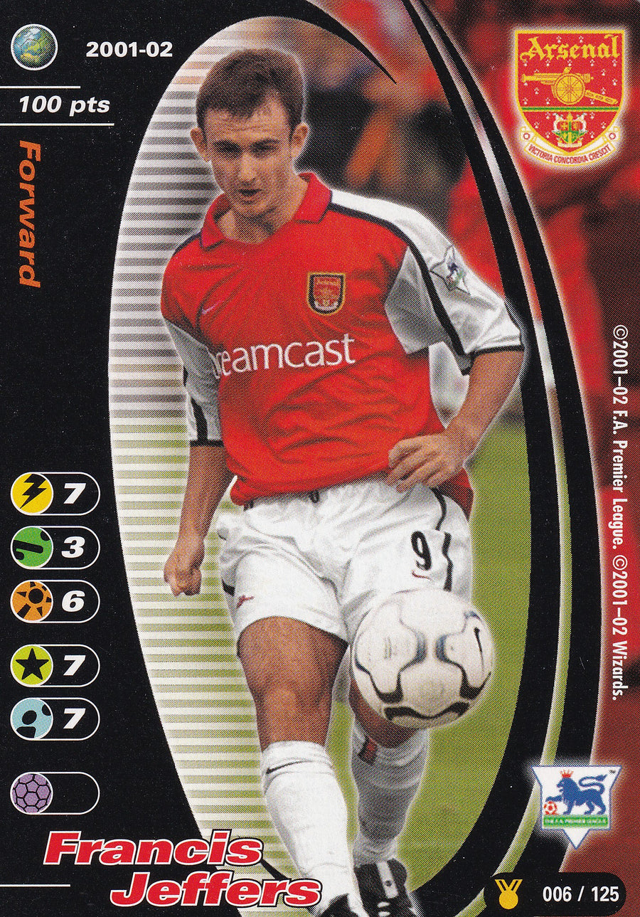 006. FRANCIS JEFFERS - ARSENAL - TITLE RACE