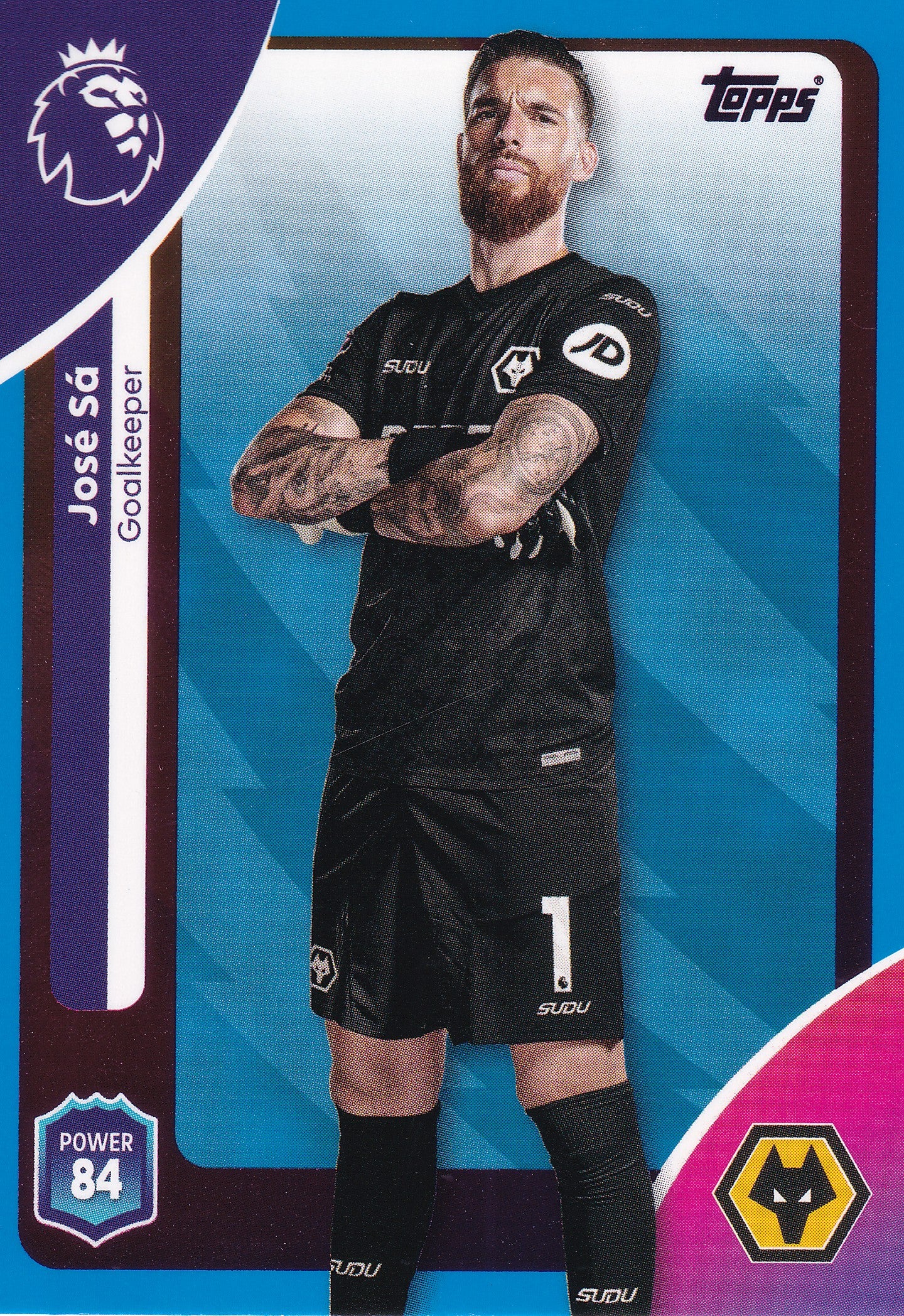 290. JOSE SA - WOLVERHAMPTON WANDERERS - BLUE PARALLELL