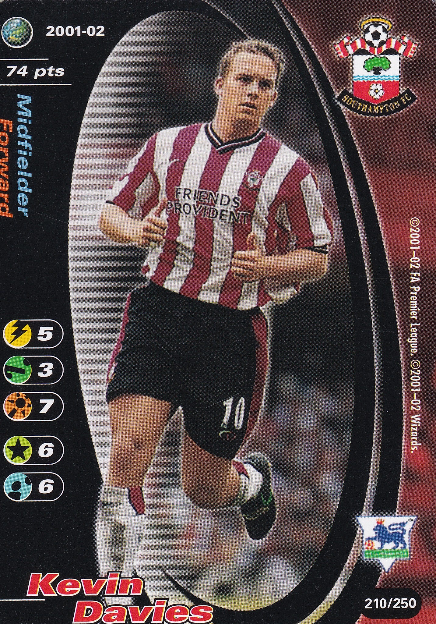 210. KEVIN DAVIES - SOUTHAMPTON