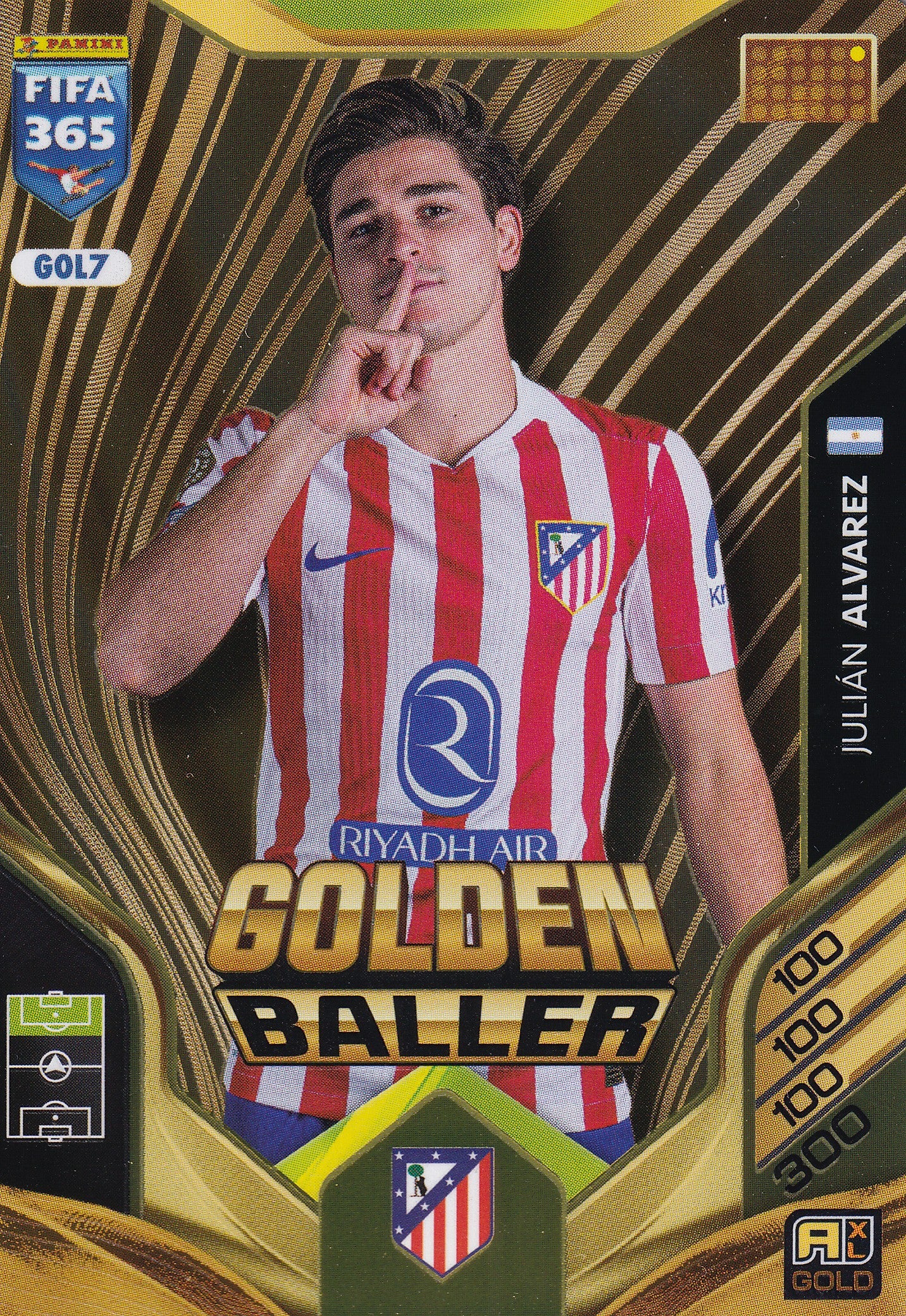 007 - GOL7. JULIAN ALVAREZ - ATLETICO DE MADRID - GOLDEN BALLER