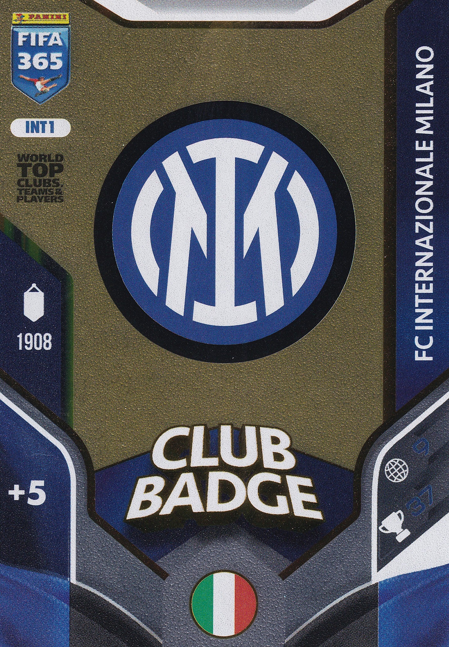 137 - INT1. FC INTERNAZIONALE MILANO - CLUB BADGE