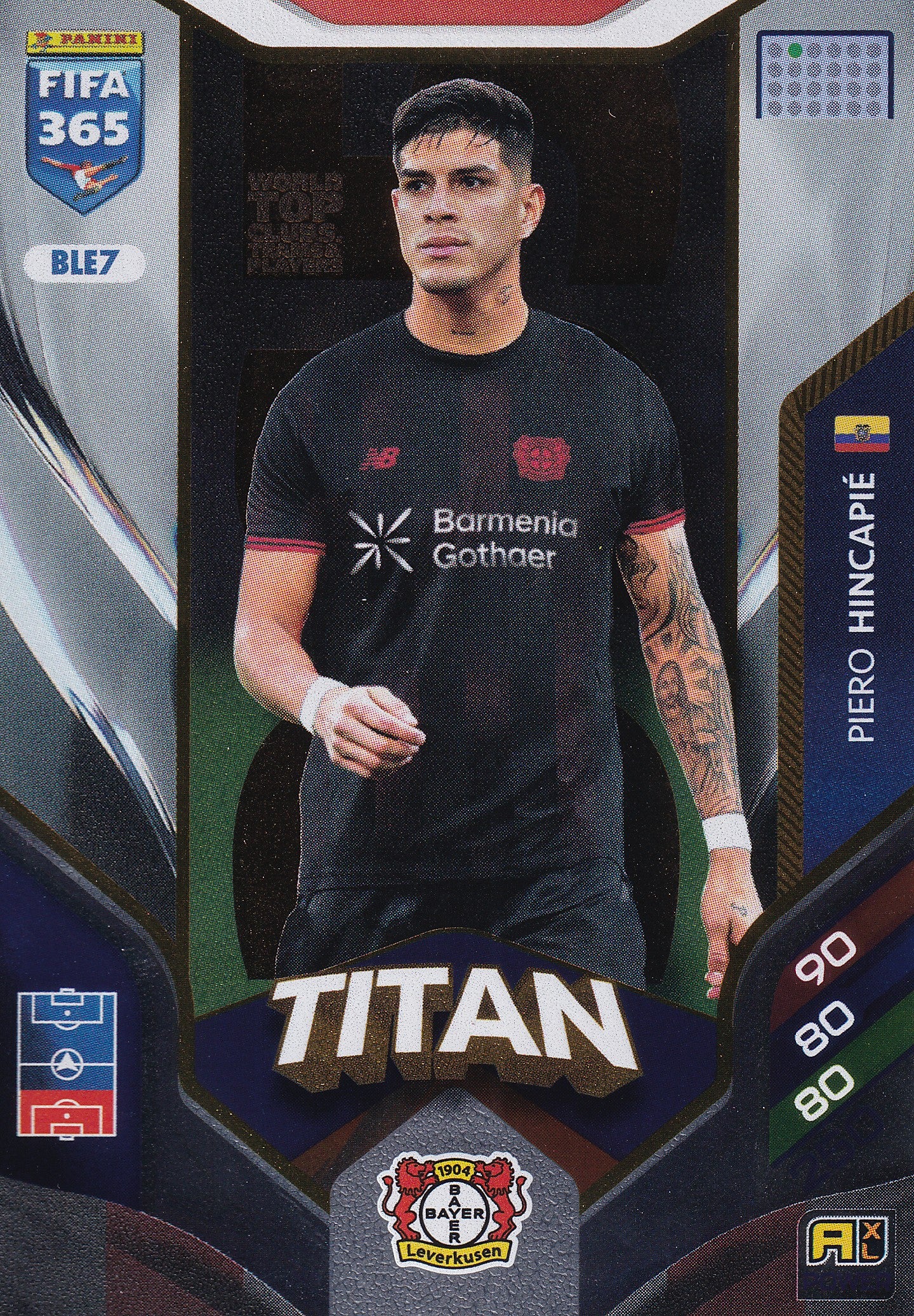 088 - BLE7. PIERO HINCAPIE - BAYER 04 LEVERKUSEN - TITAN