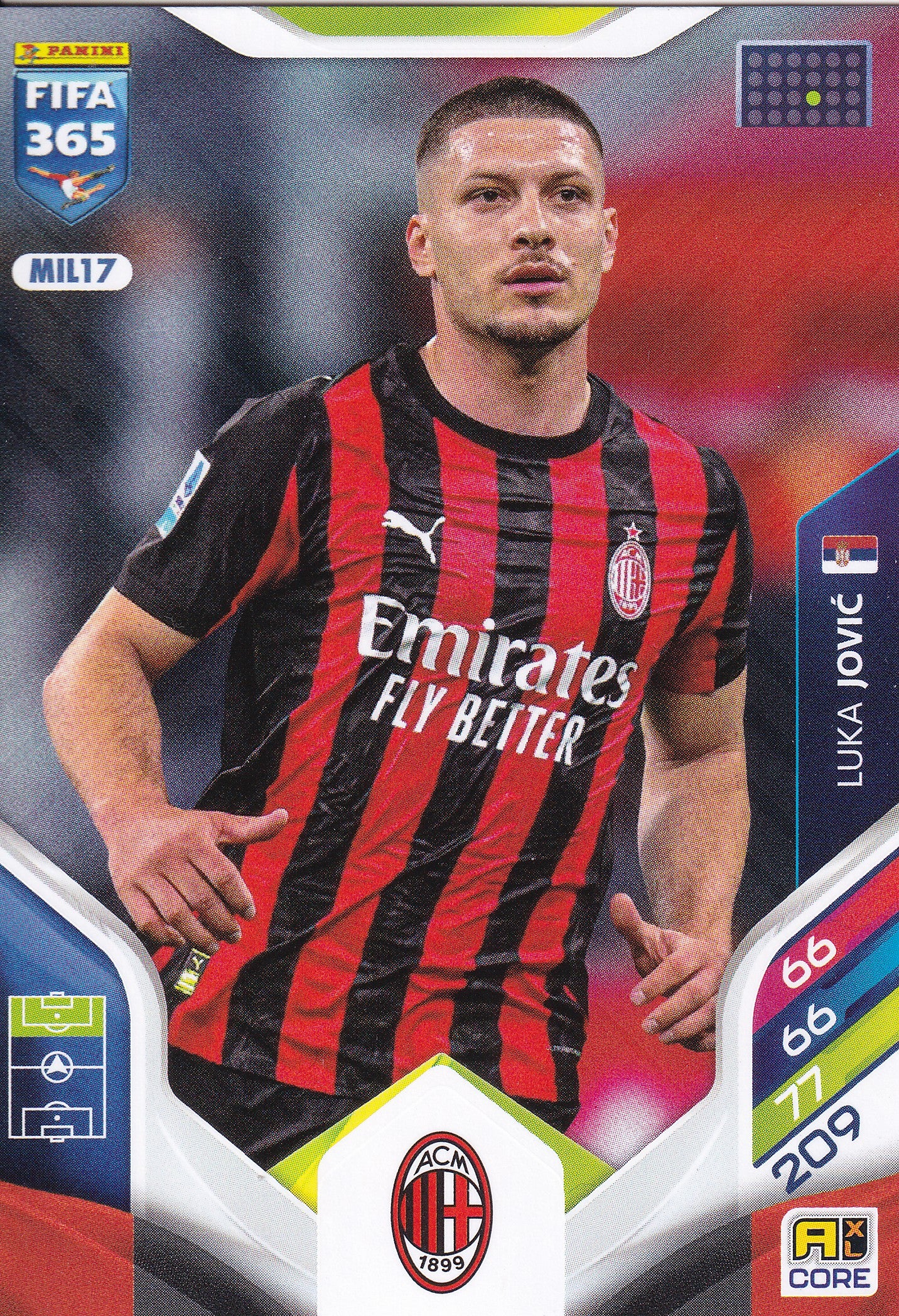 171 - MIL17. LUKA JOVIC - AC MILAN