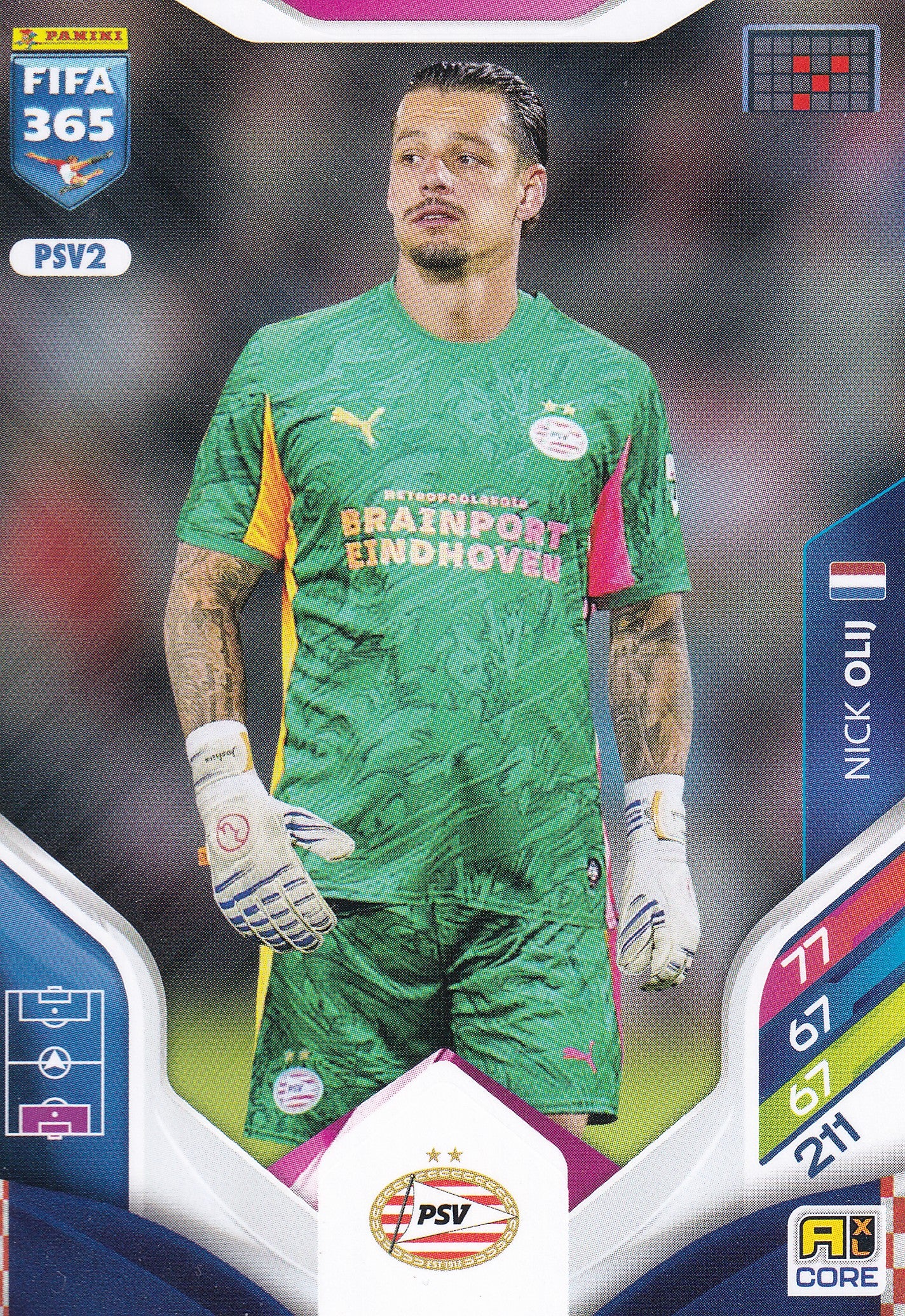 191 - PSV2. NICK OLJI - PSV EINDHOVEN