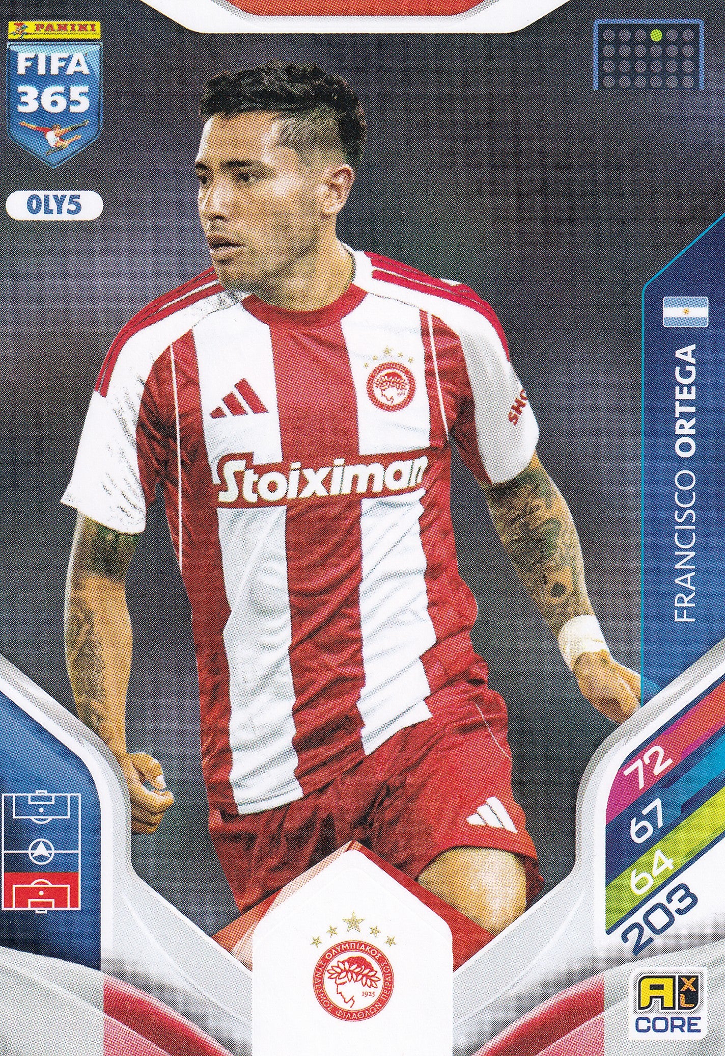 123 - OLY5. FRANCISCO ORTEGA - OLYMPIACOS