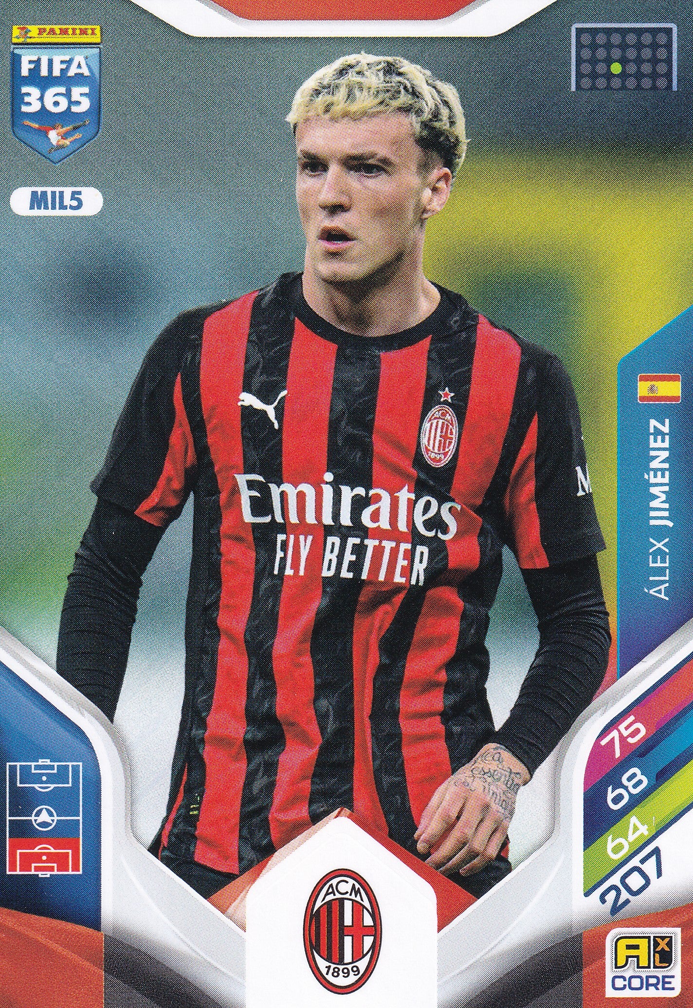 159 - MIL5. ALEX JIMENEZ - AC MILAN