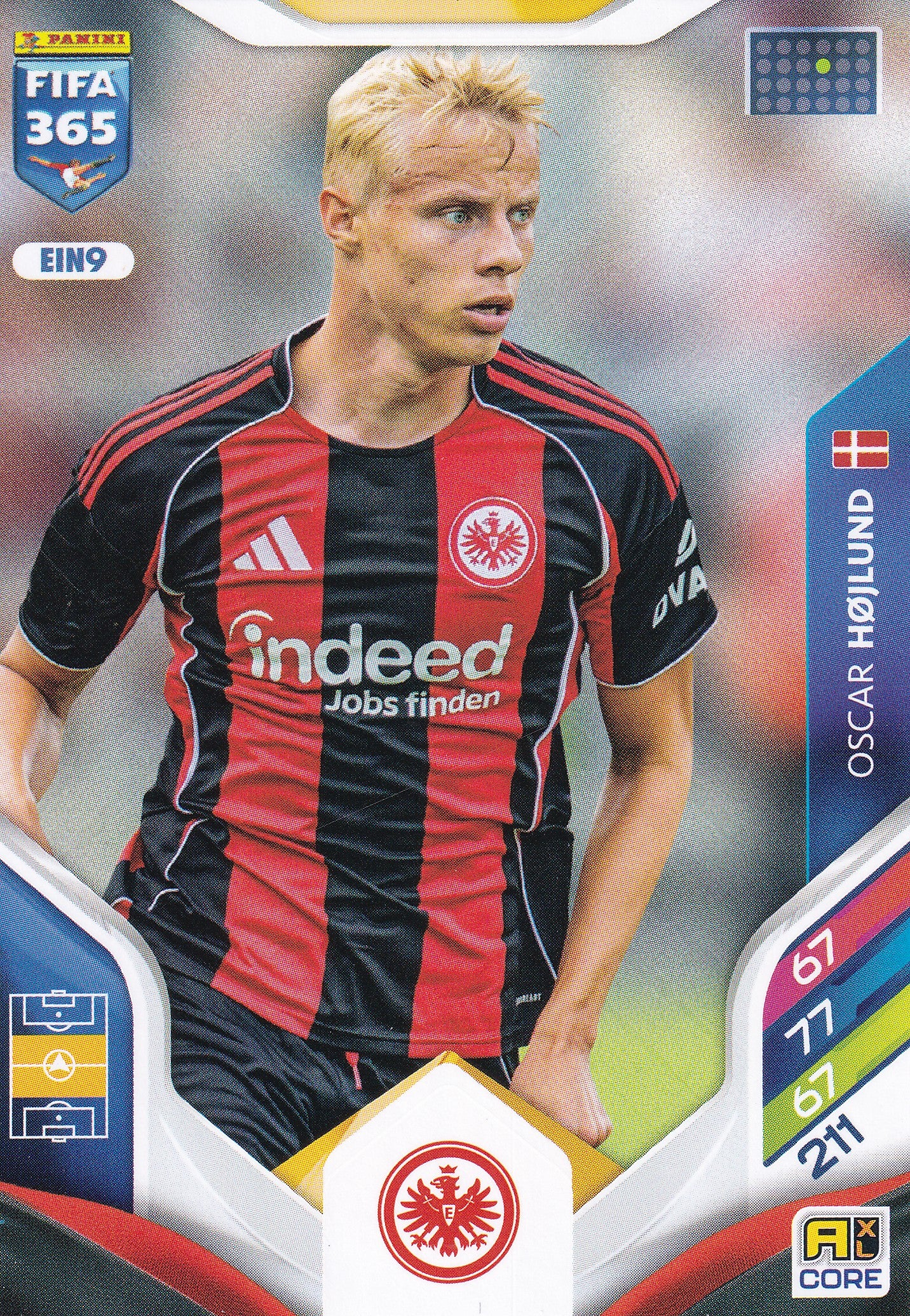 108 - EIN9. OSCAR HØJLUND - EINTRACHT FRANKFURT